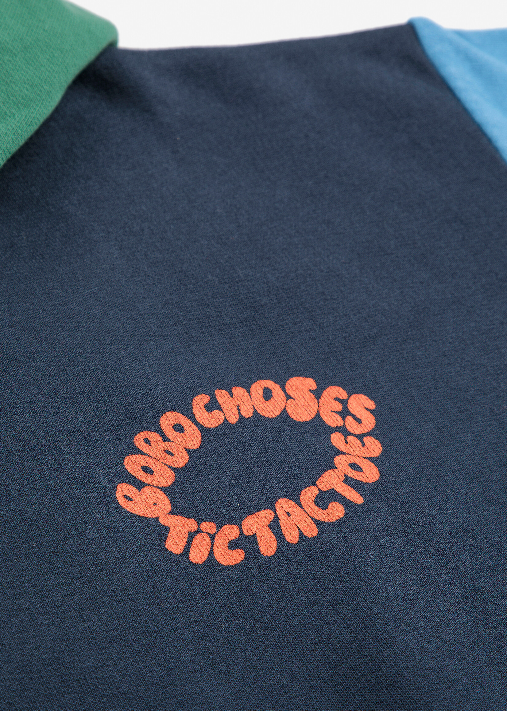 Bobo Choses Tic Tac Toe color block hoodie - Bobo Choses