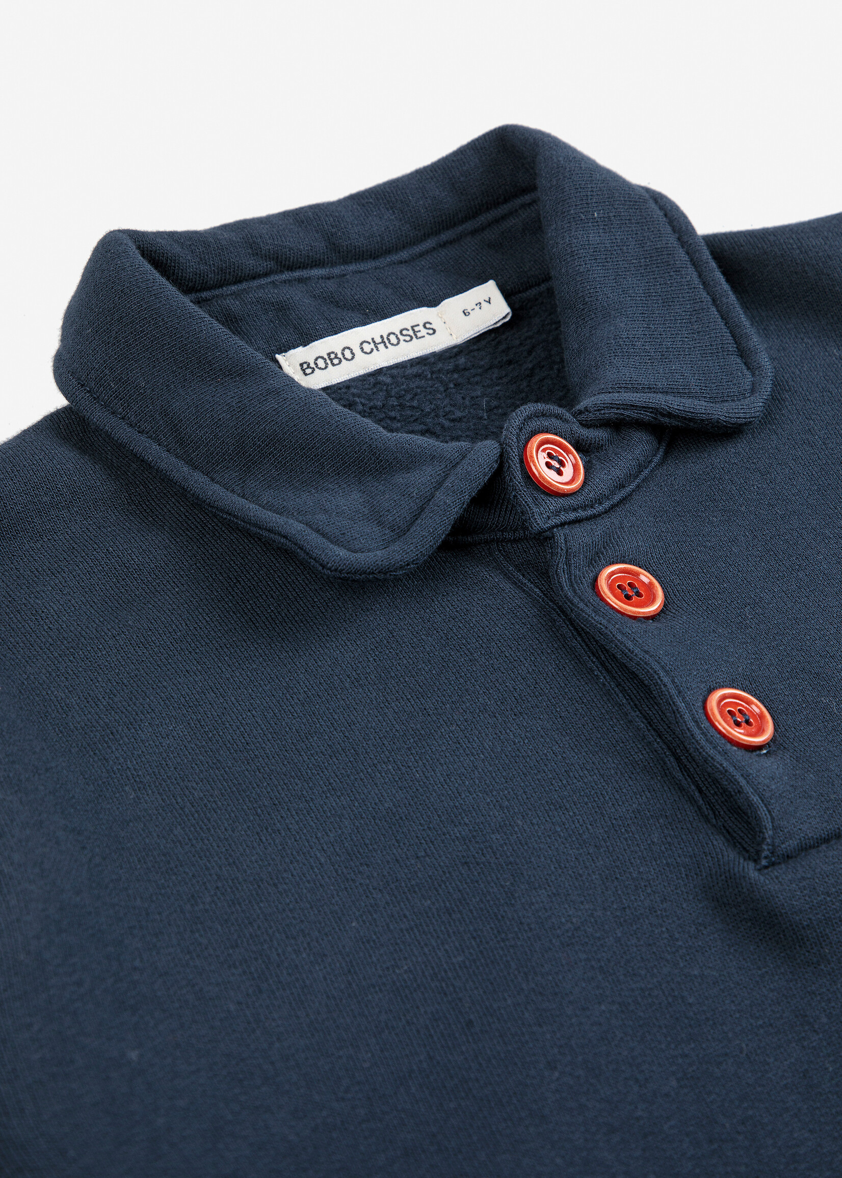 Bobo Choses Clover polo sweatshirt dress - Bobo Choses