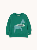 Tiny Cottons Horse graphic sweatshirt Dark Emerald - Tiny Cottons