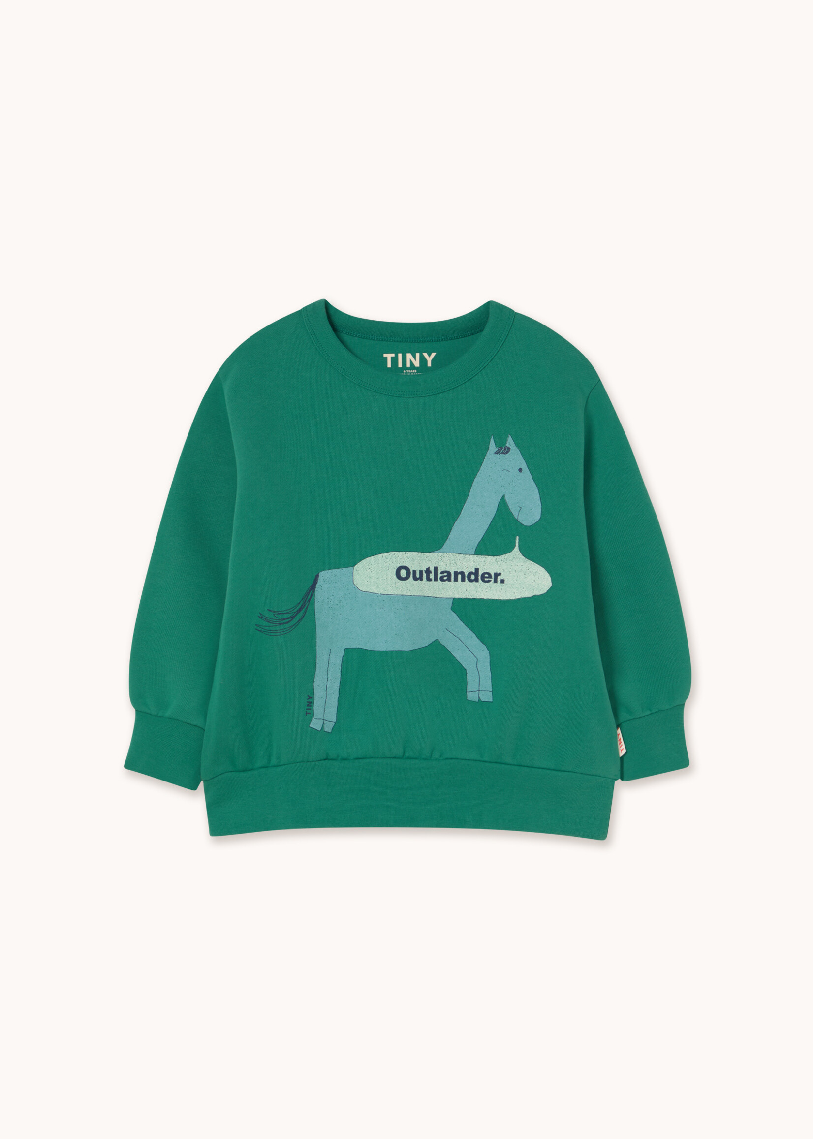 Tiny Cottons Horse graphic sweatshirt Dark Emerald - Tiny Cottons
