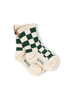 Nixnut Checkered socks Snow - Nixnut