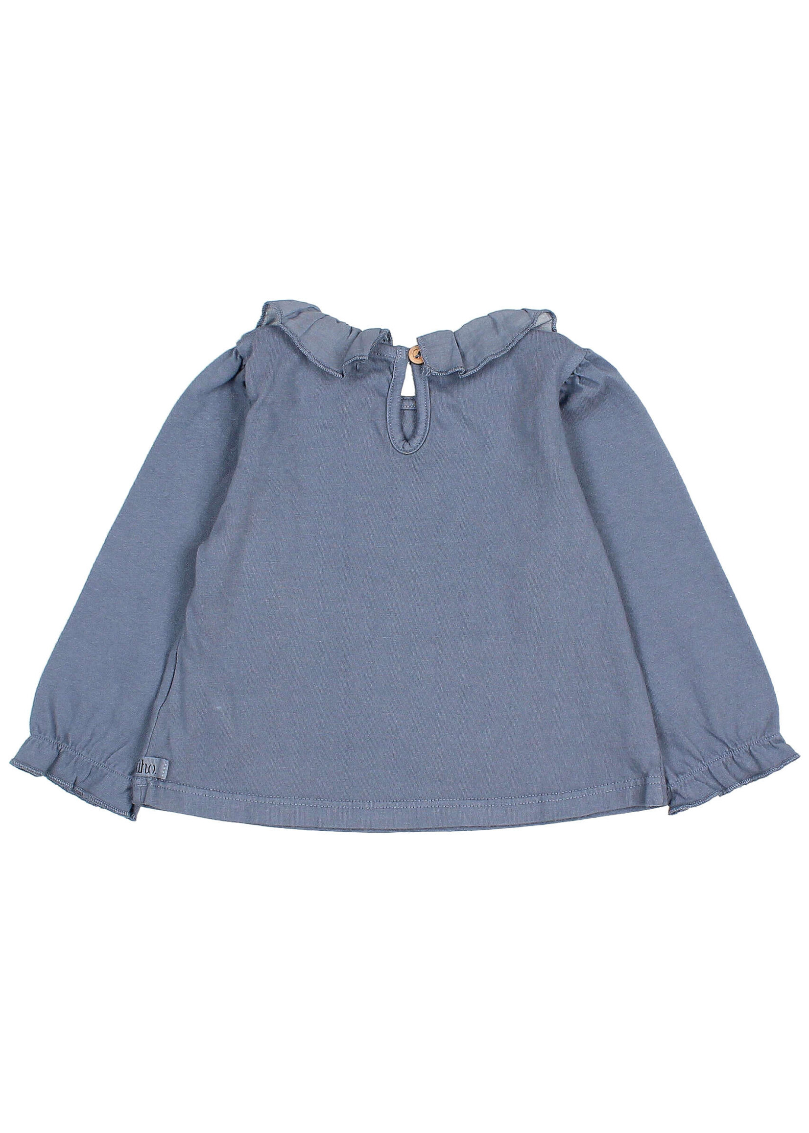 Buho Barcelona BB Ruffle tshirt Artic blue -  Buho
