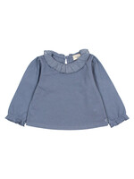 Buho Barcelona BB Ruffle tshirt Artic blue -  Buho
