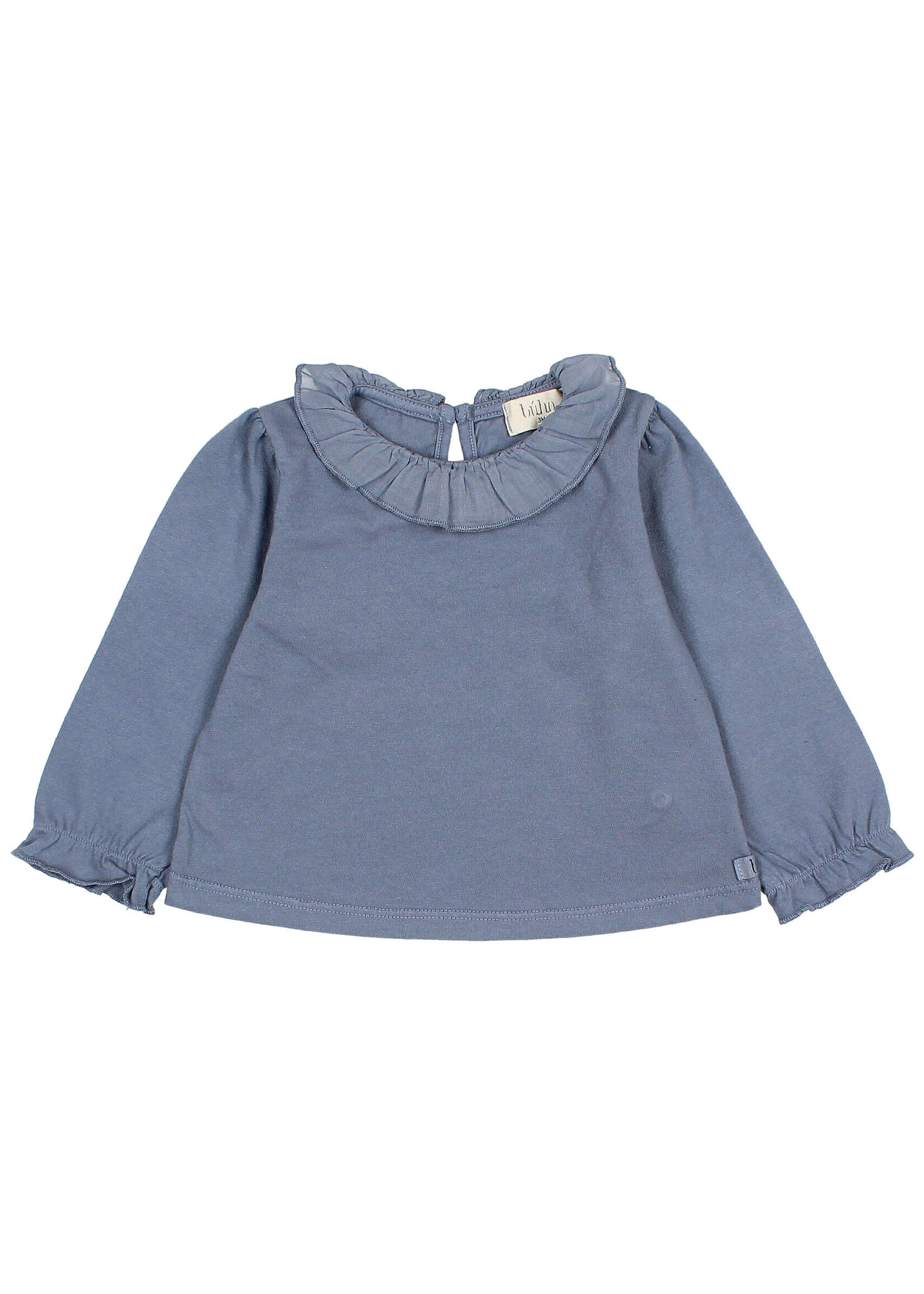Buho Barcelona BB Ruffle tshirt Artic blue -  Buho
