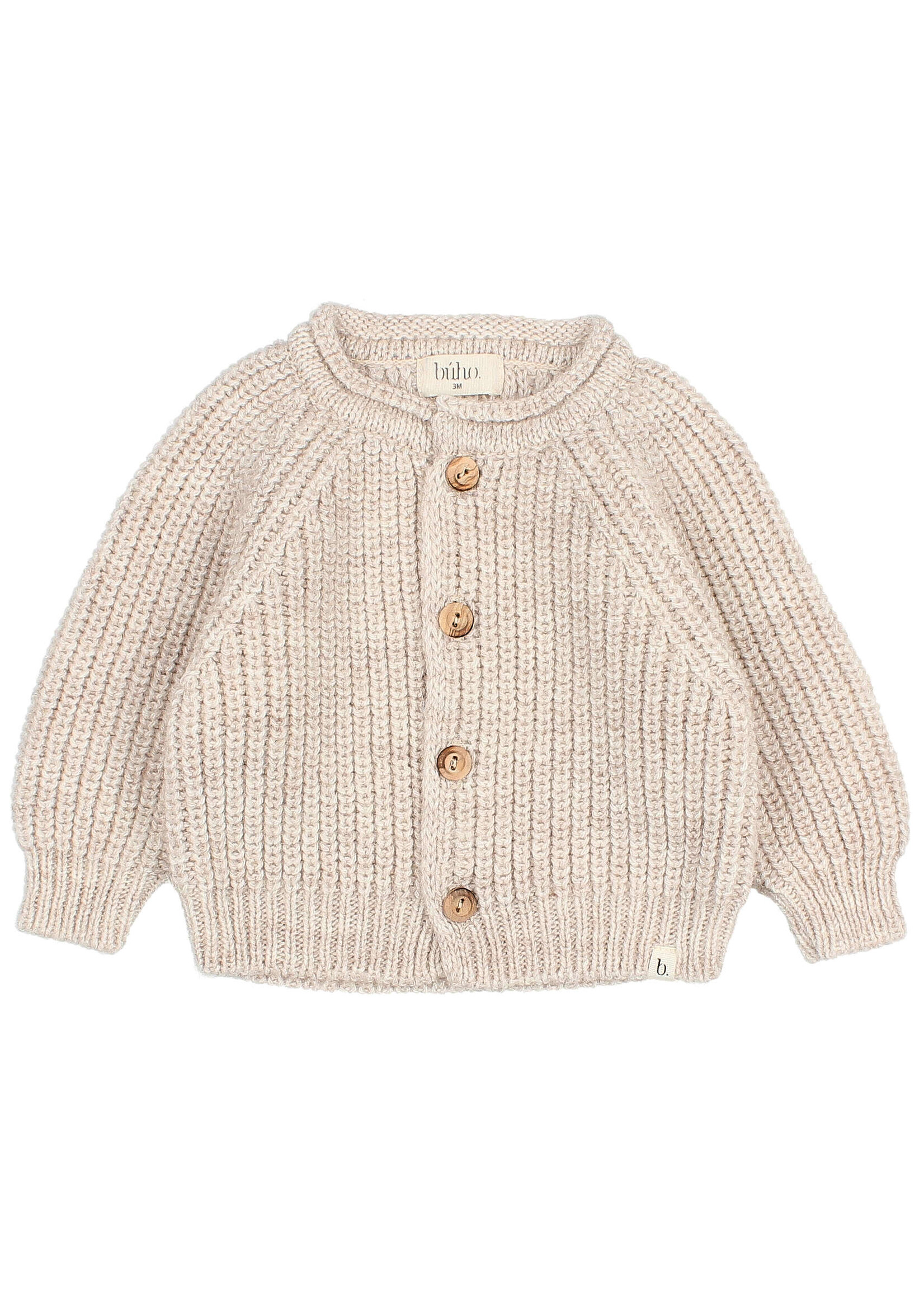 Buho Barcelona BB Soft knit cardigan Natural - Buho