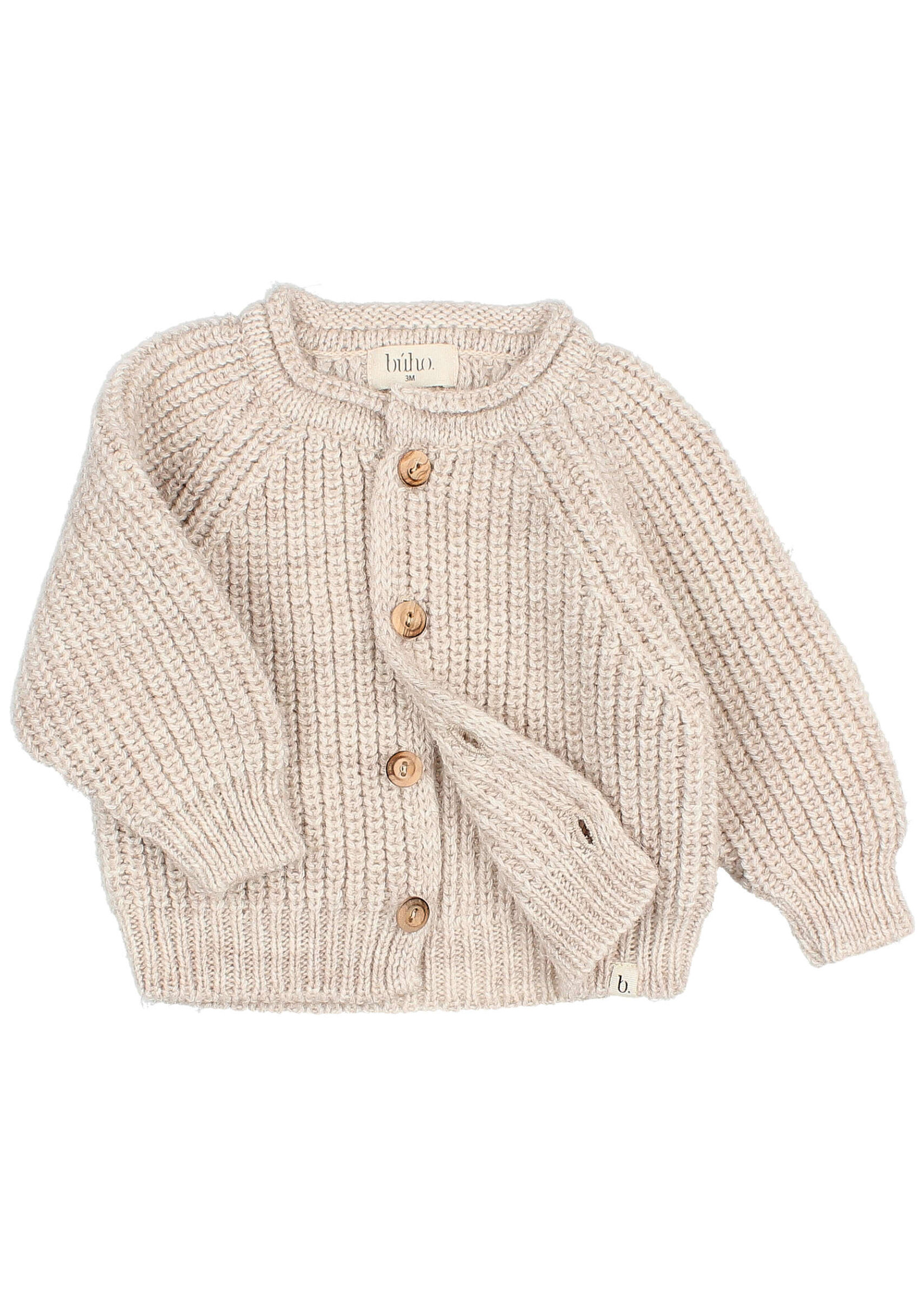 Buho Barcelona BB Soft knit cardigan Natural - Buho