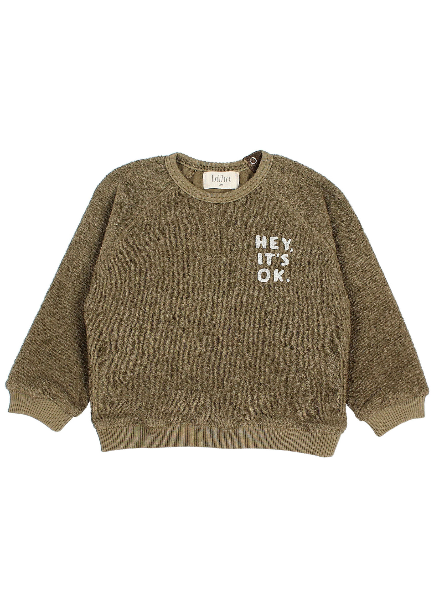 Buho Barcelona BB Terry sweatshirt Kaki -  Buho