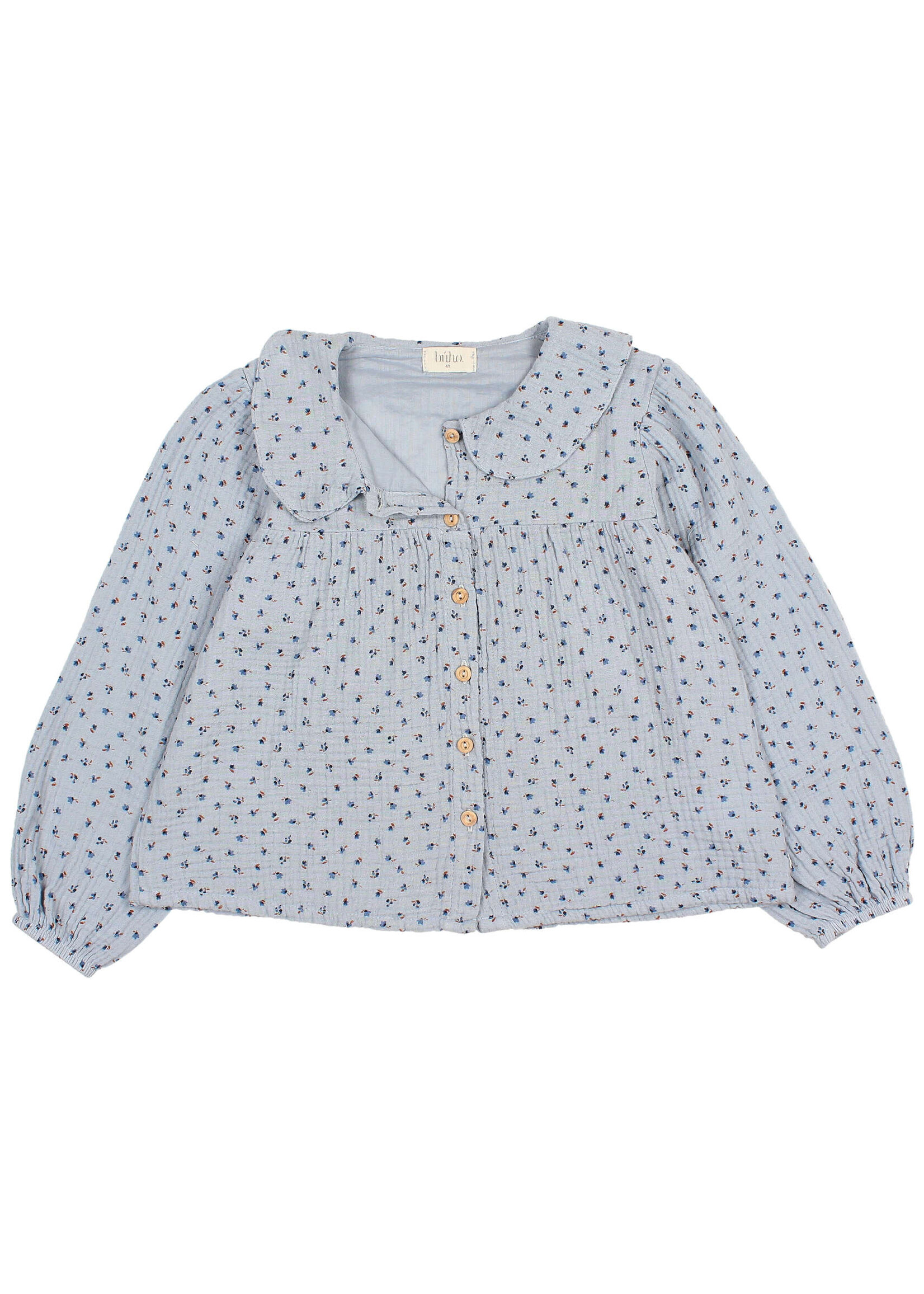 Buho Barcelona Fall blouse Soft blue 128 - Buho