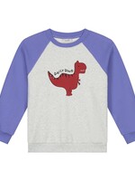 Daily Brat Daily dino sweater Grey - Daily Brat