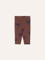 The campamento Hearts brown baby leggings - The Campamento