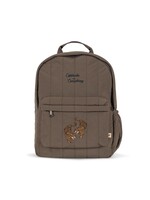 Konges Slojd Juno quilted backpack midi | Walnut - Konges Slojd