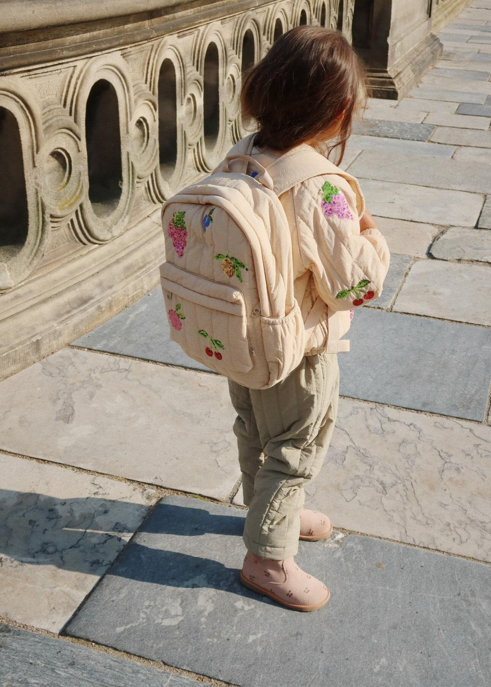 Konges Slojd Juno quilted sequin backpak midi | Frappé - Konges Slojd