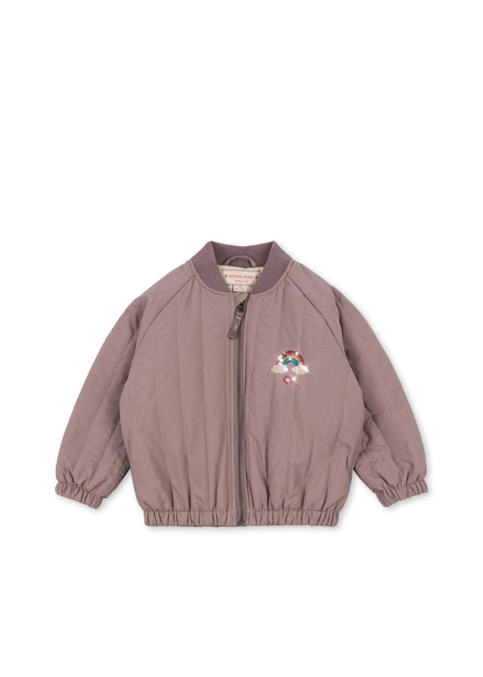 Konges Slojd Juno sequin bomber jacket | Twilight mauve - Konges Slojd
