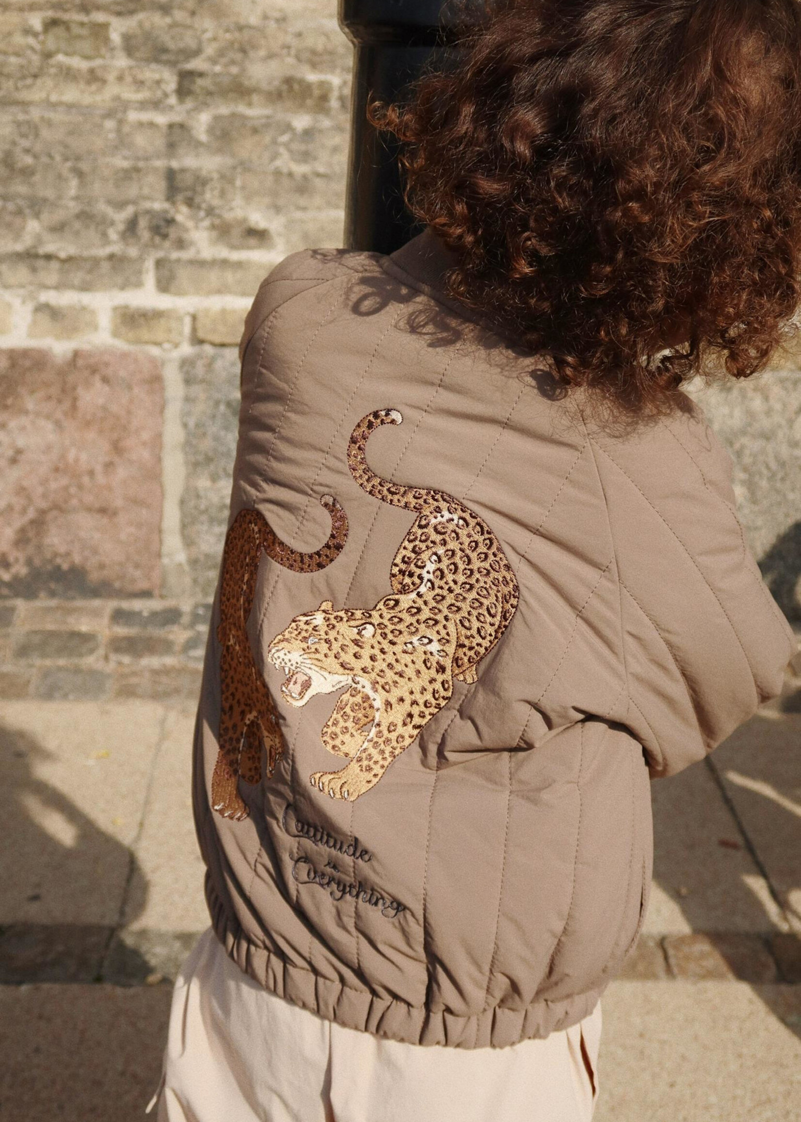 Konges Slojd Juno bomber jacket | Walnut - Konges Slojd