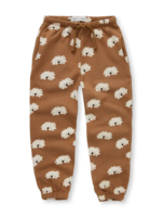 Sproet en Sprout Sweatpants moustache dog print | Mocca - Sproet en Sprout