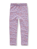 Sproet en Sprout Winter legging hearts | Lavender - Sproet en Sprout