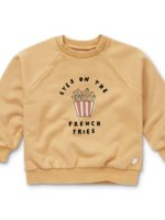 Sproet en Sprout Sweatshirt french fries | Sand - Sproet en Sprout