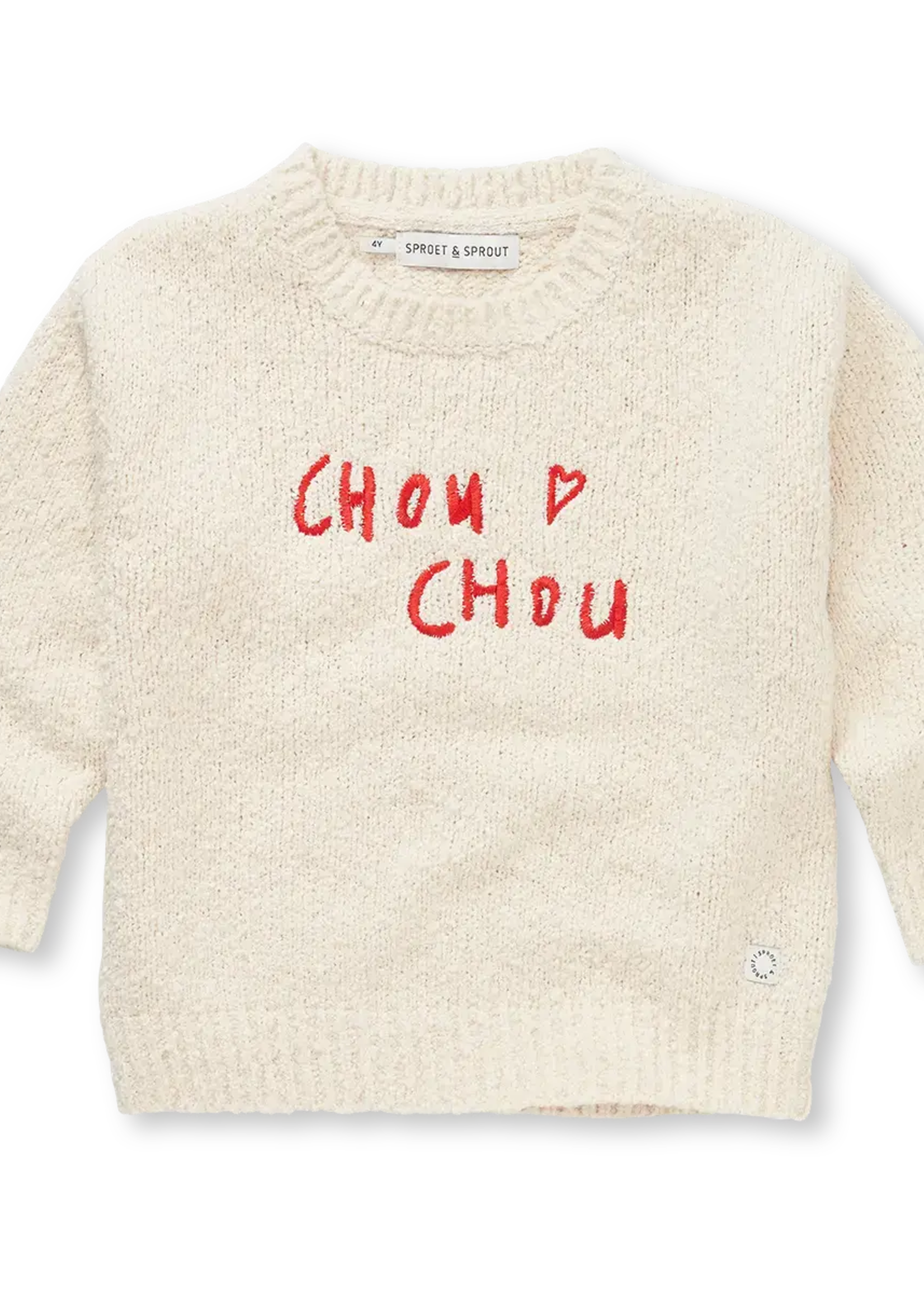 Sproet en Sprout Sweater Chou Chou | Ivory - Sproet en Sprout