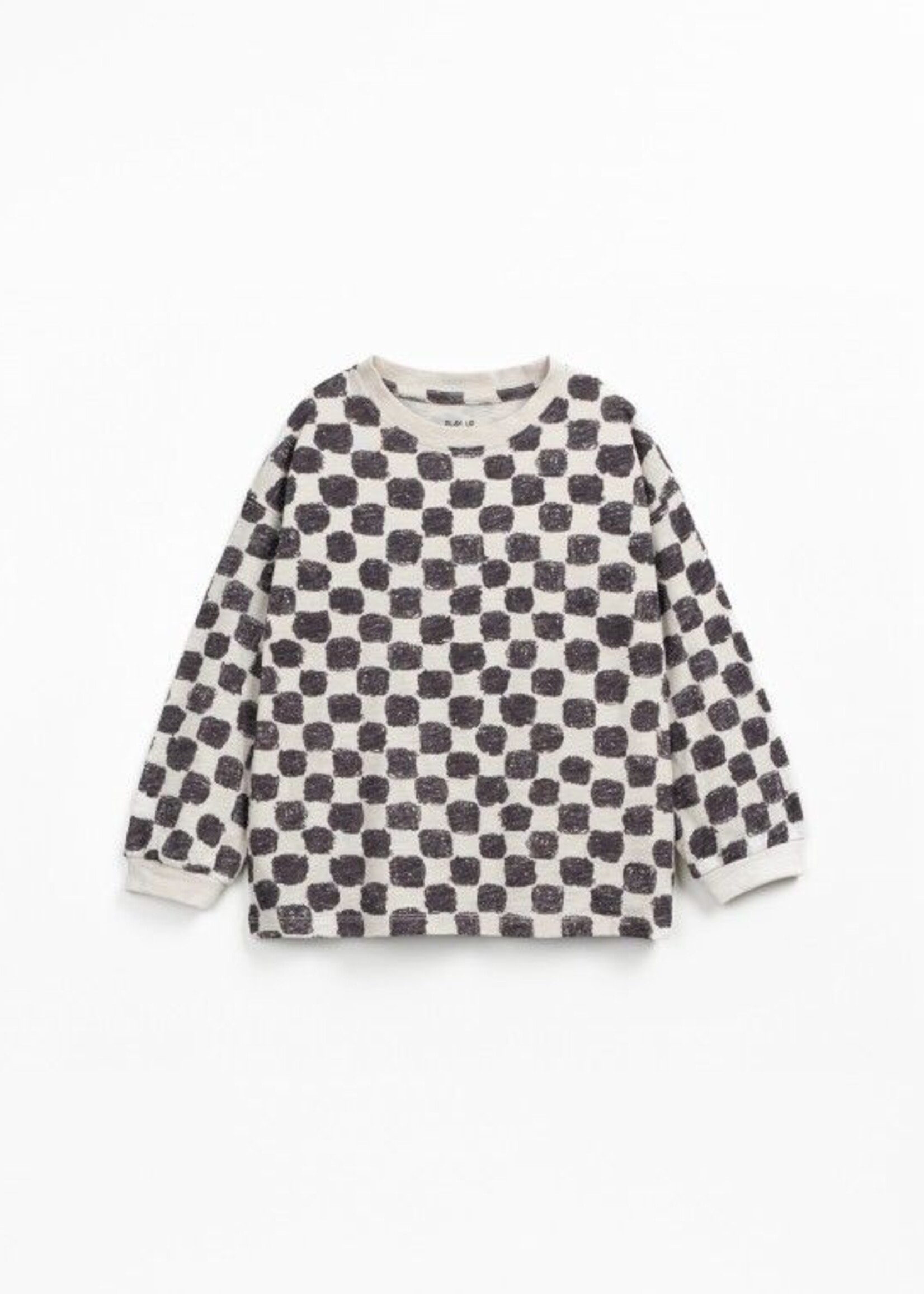 Play Up Printed flame jersey Ls tshirt Tones grafite - Play Up