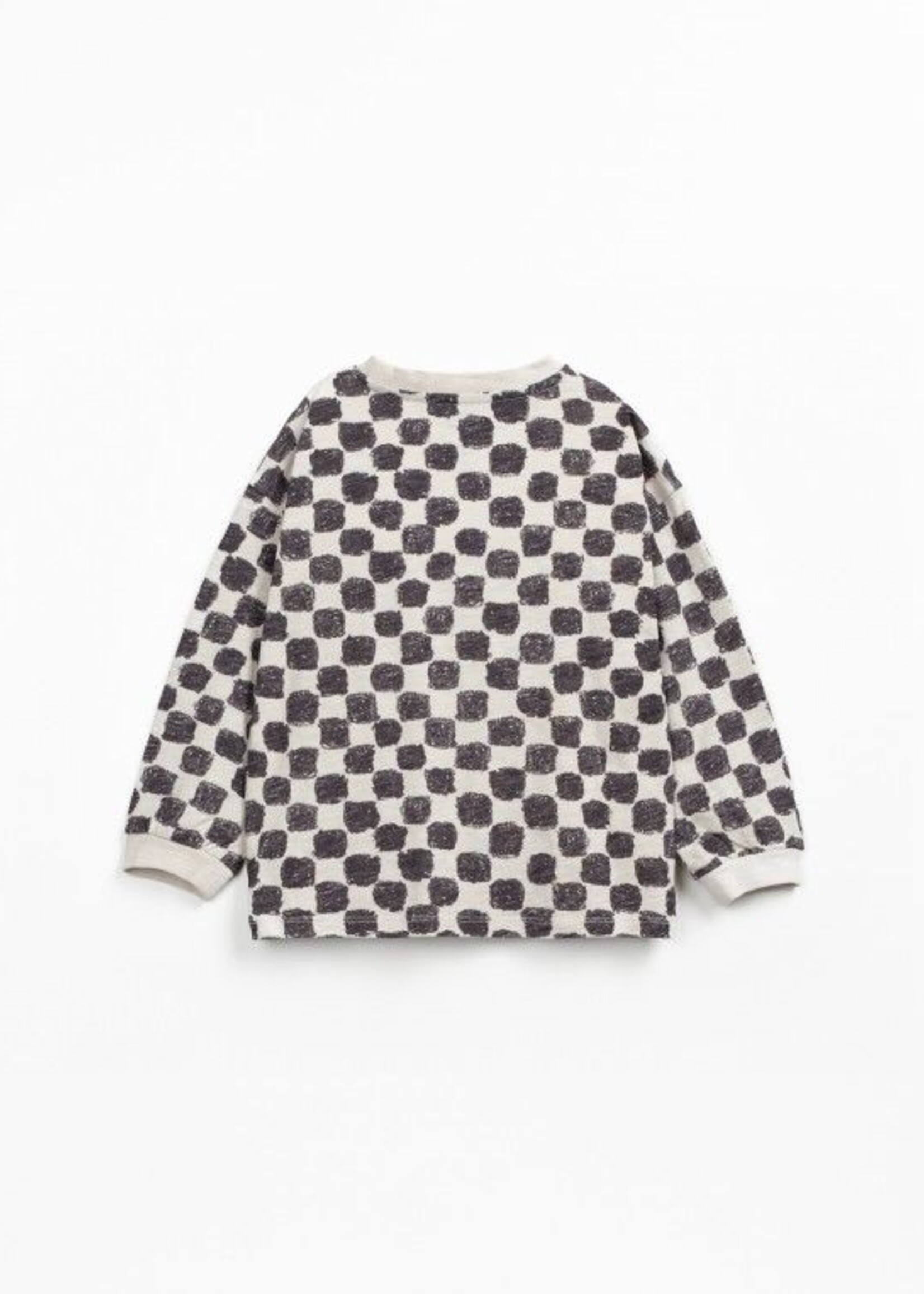 Play Up Printed flame jersey Ls tshirt Tones grafite - Play Up