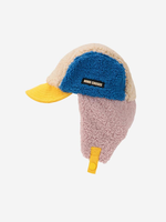 Bobo Choses Bobo Choses color block sheepskin chapka maat 50 - Bobo Choses