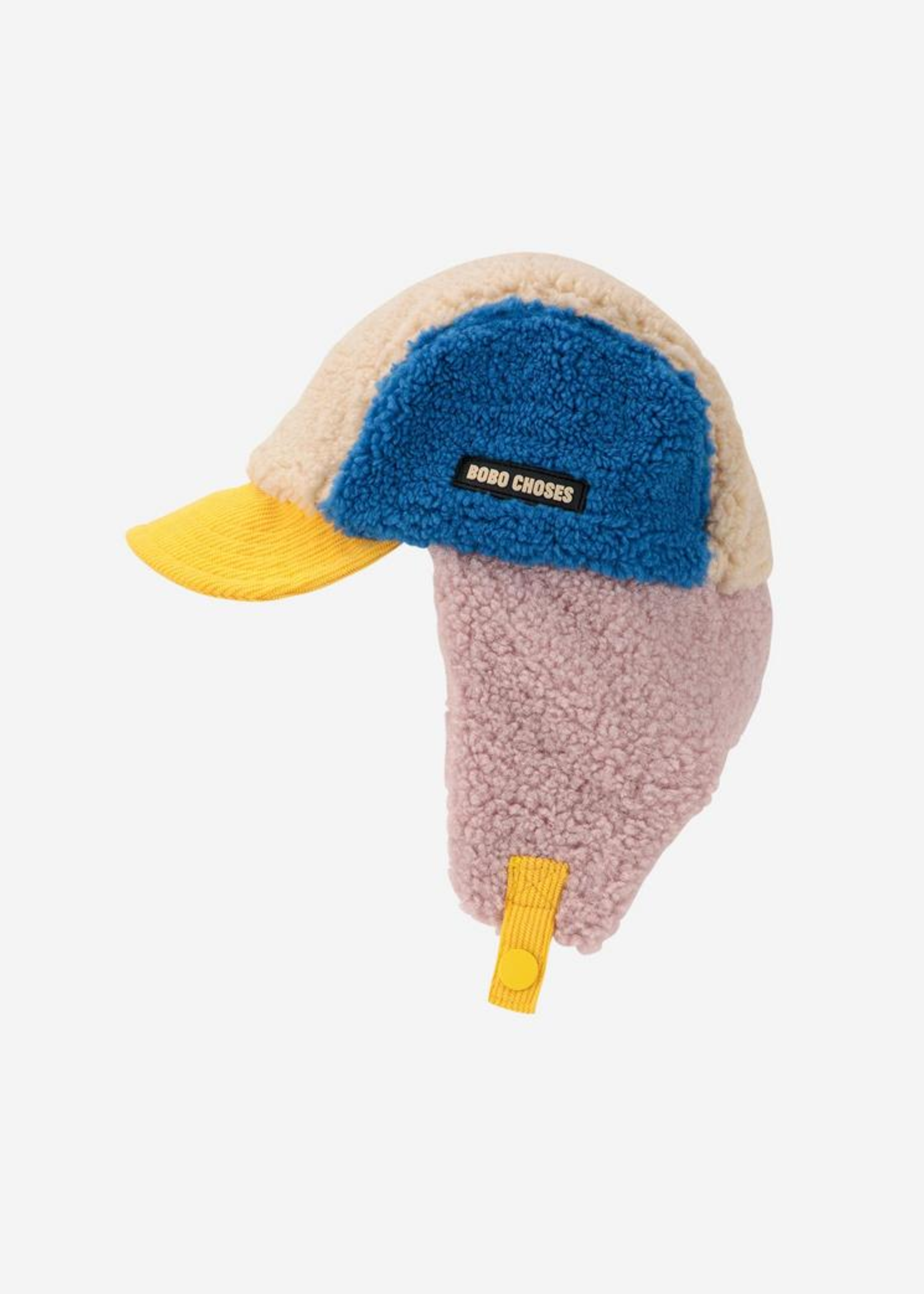 Bobo Choses Bobo Choses color block sheepskin chapka maat 50 - Bobo Choses