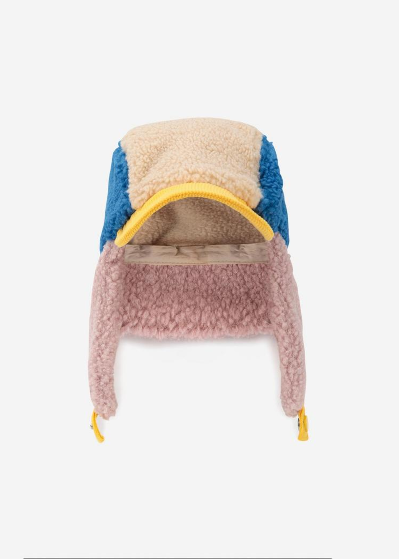 Bobo Choses Bobo Choses color block sheepskin chapka maat 50 - Bobo Choses