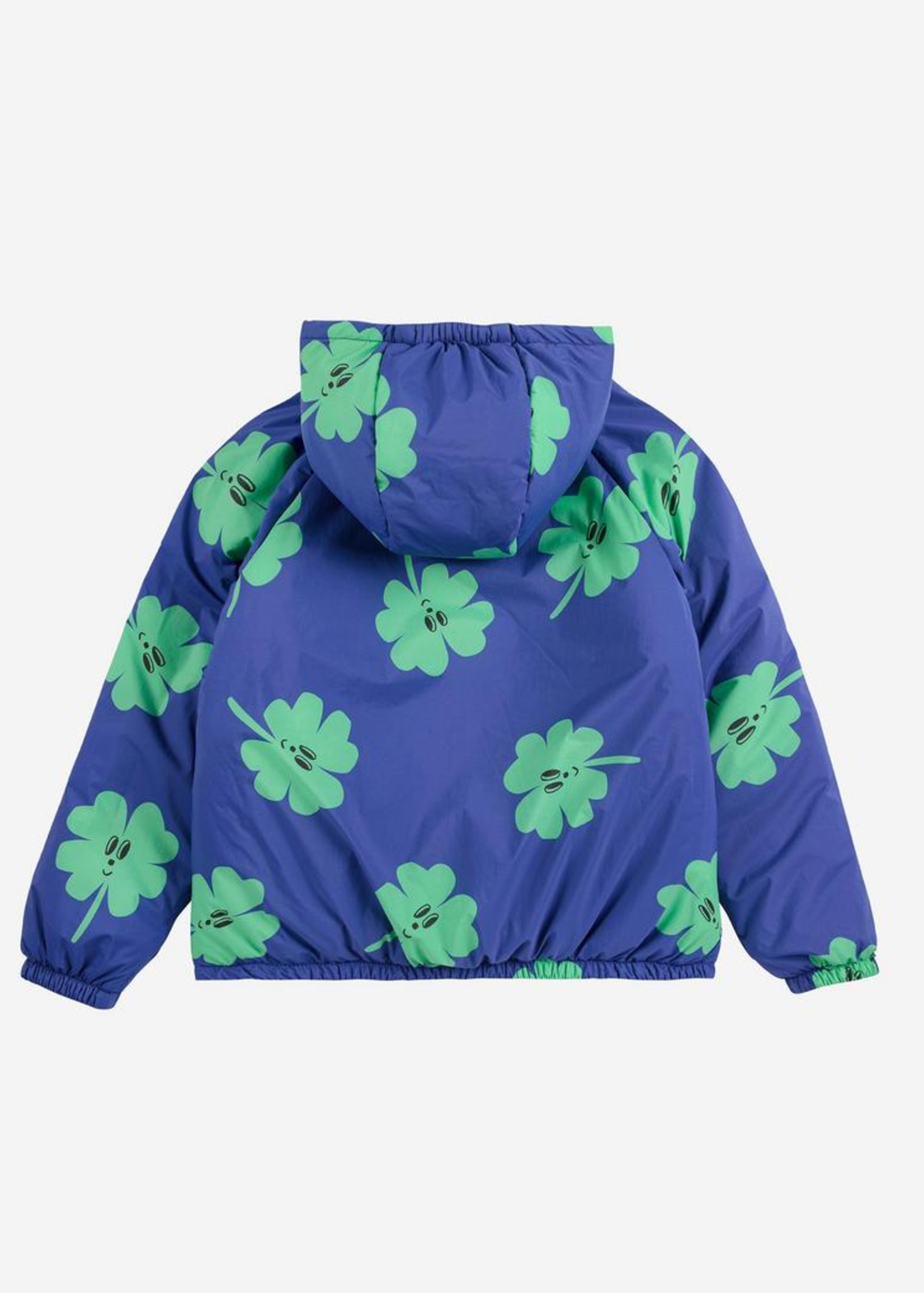 Bobo Choses Lucky Clover all over reversible anorak - Bobo Choses