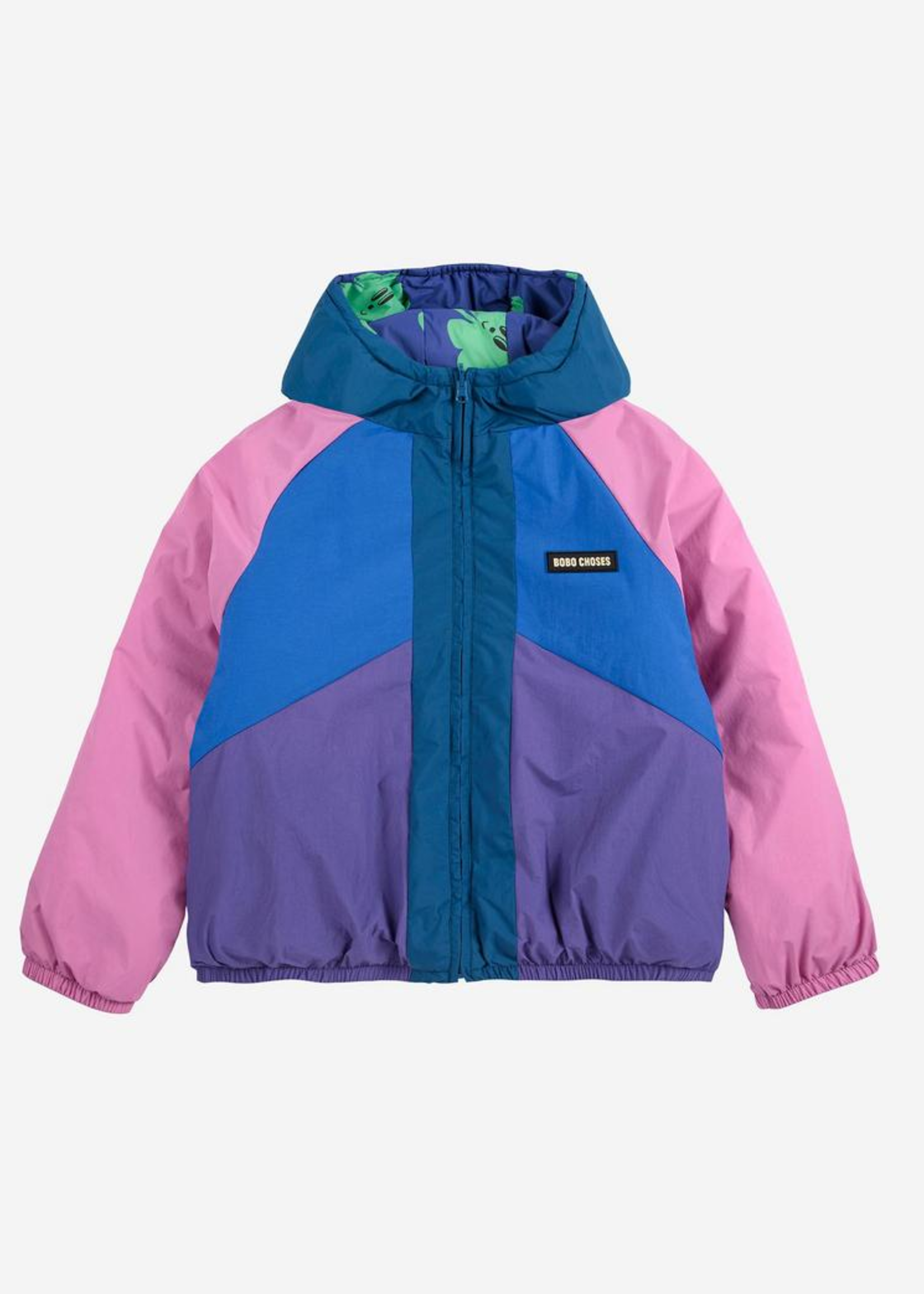 Bobo Choses Lucky Clover all over reversible anorak - Bobo Choses
