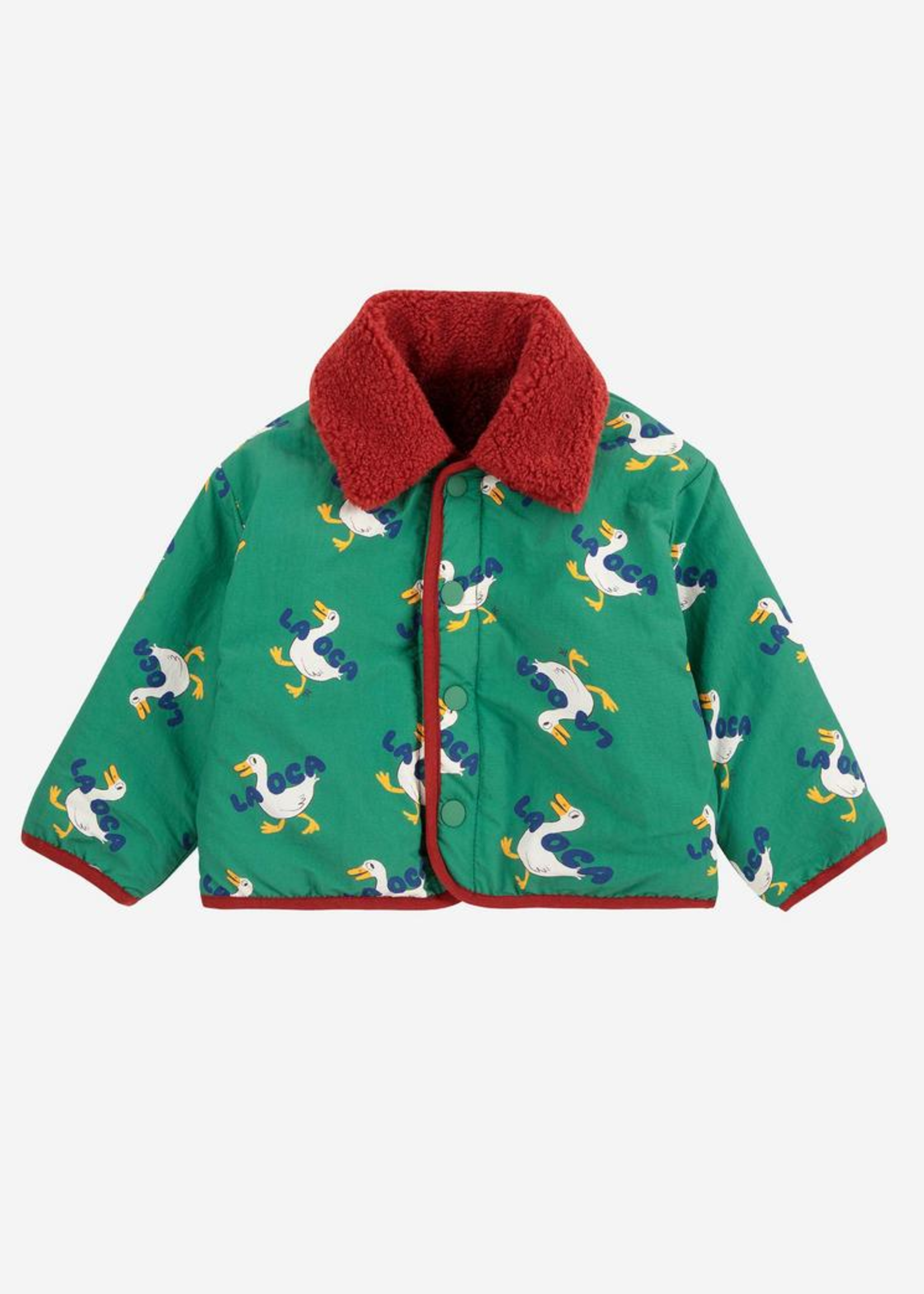 Bobo Choses La Oca all over reversible sheepskin jacket - Bobo Choses