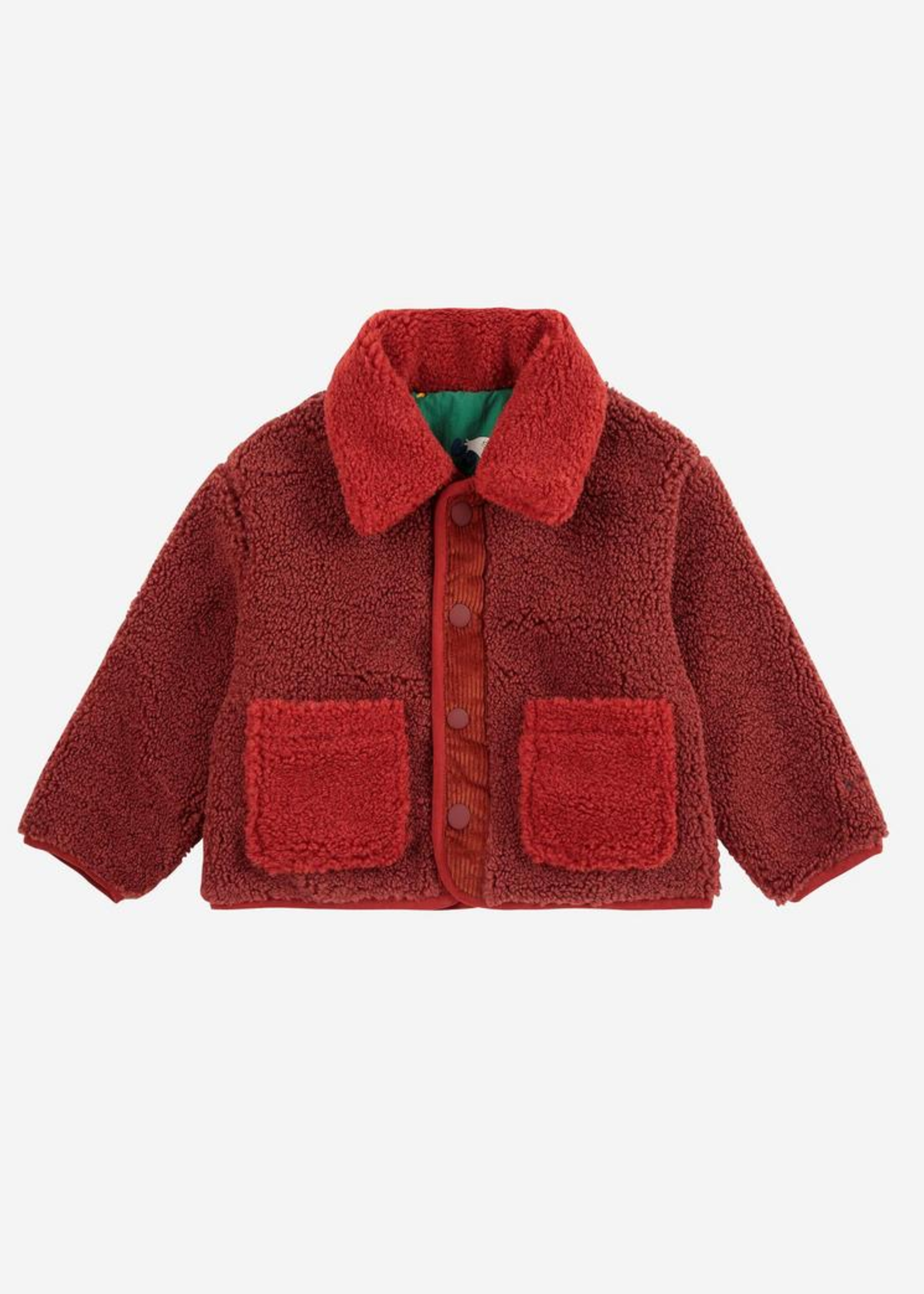 Bobo Choses La Oca all over reversible sheepskin jacket - Bobo Choses