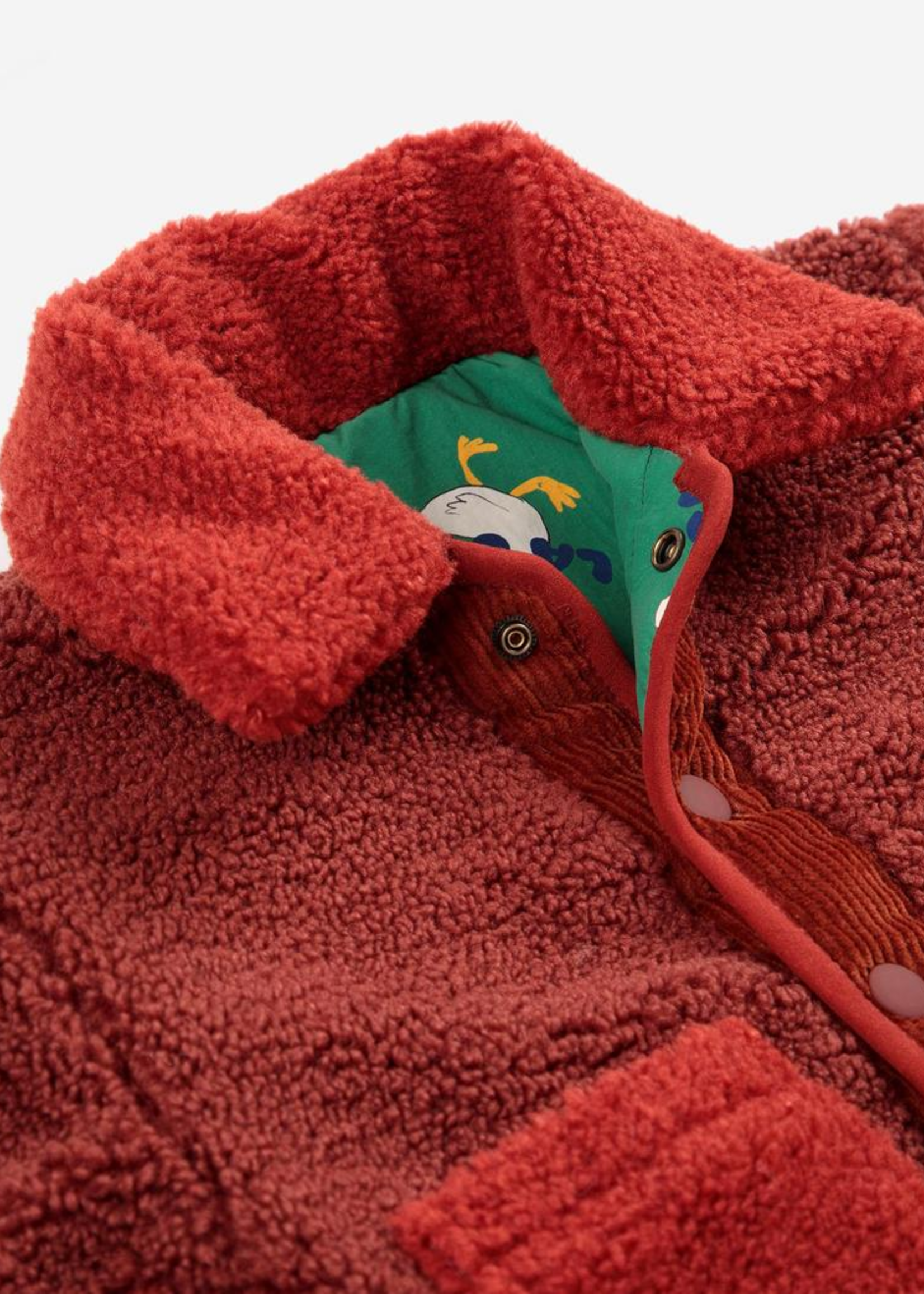 Bobo Choses La Oca all over reversible sheepskin jacket - Bobo Choses