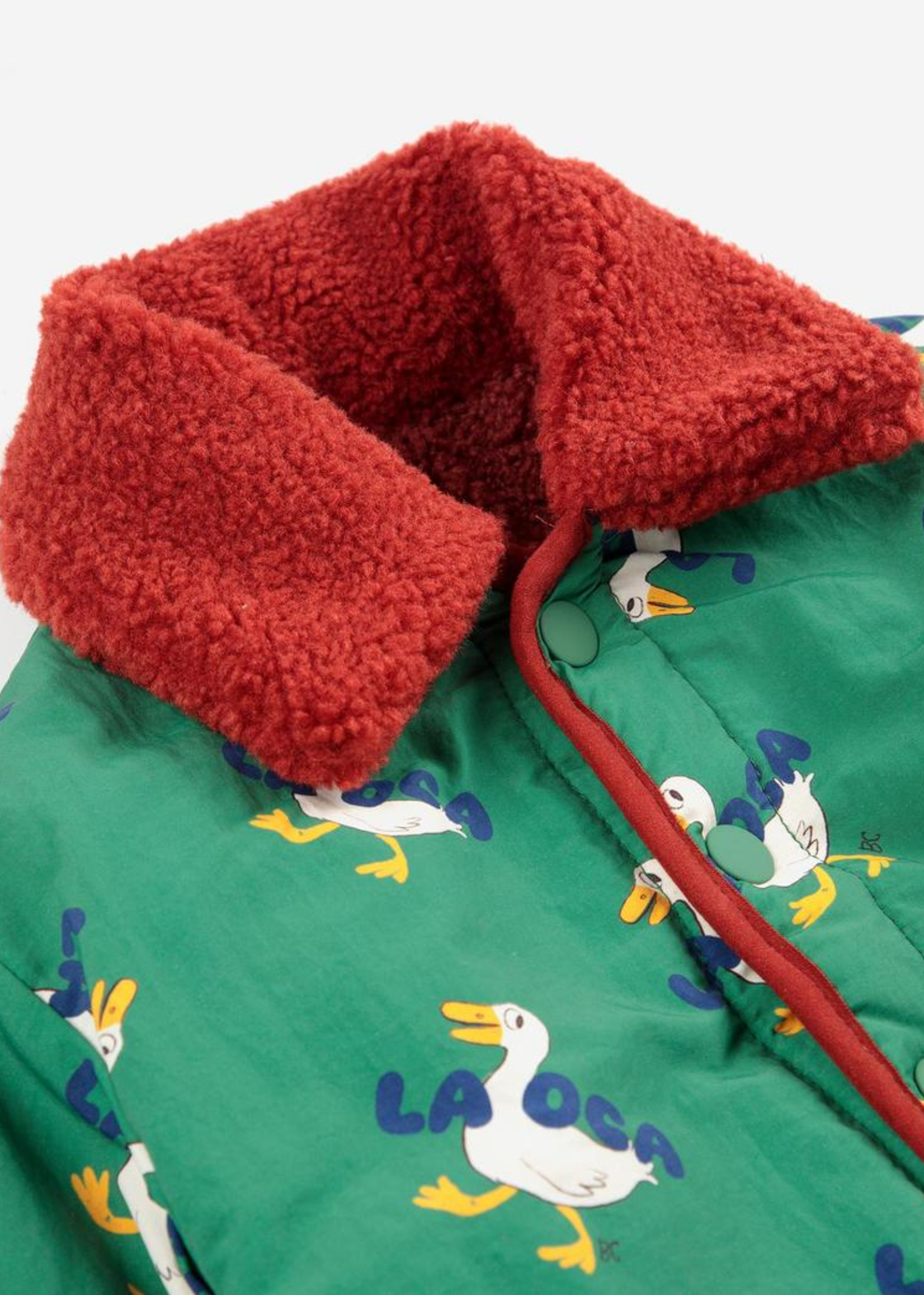 Bobo Choses La Oca all over reversible sheepskin jacket - Bobo Choses