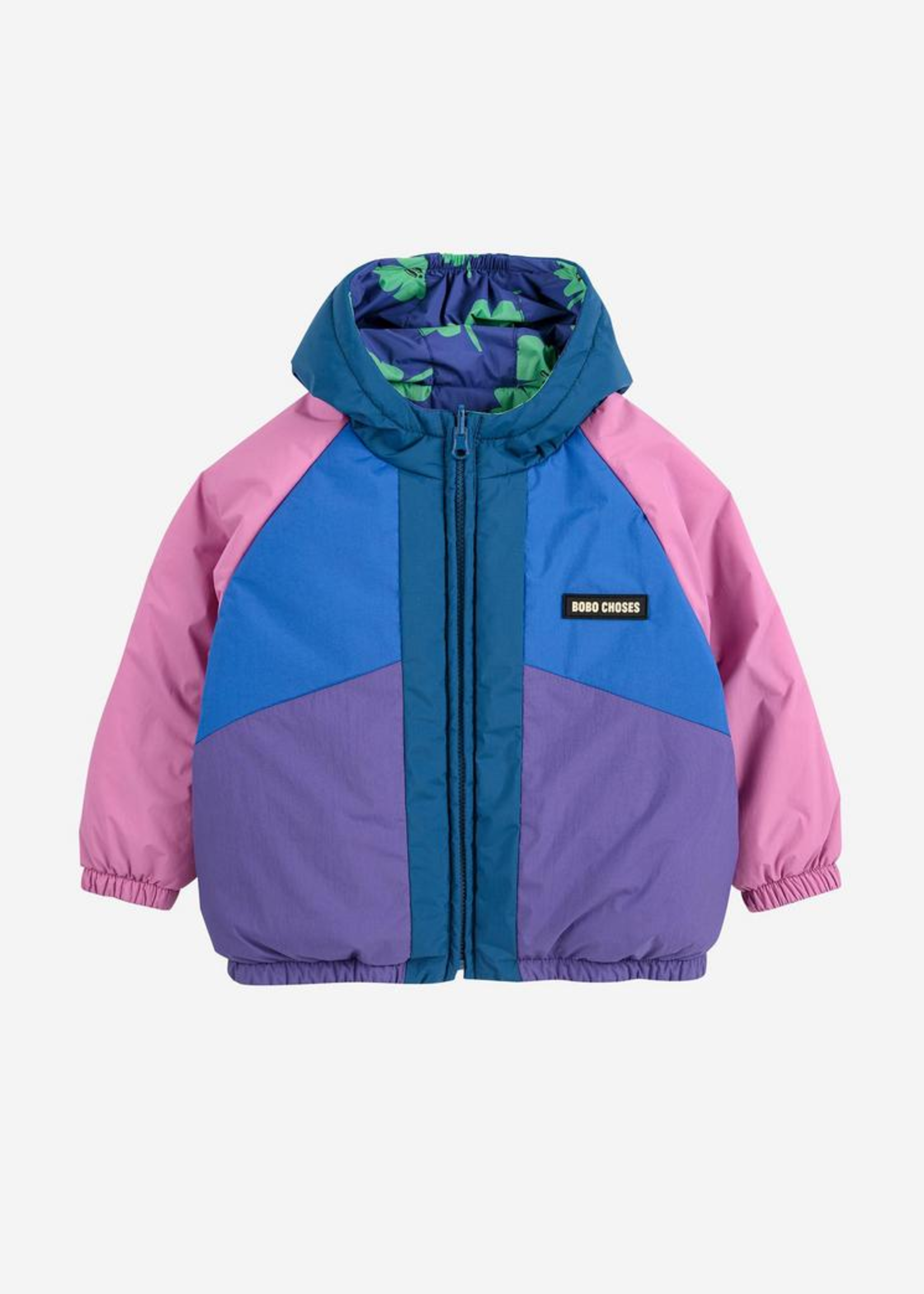 Bobo Choses Lucky Clover all over reversible jacket - Bobo Choses