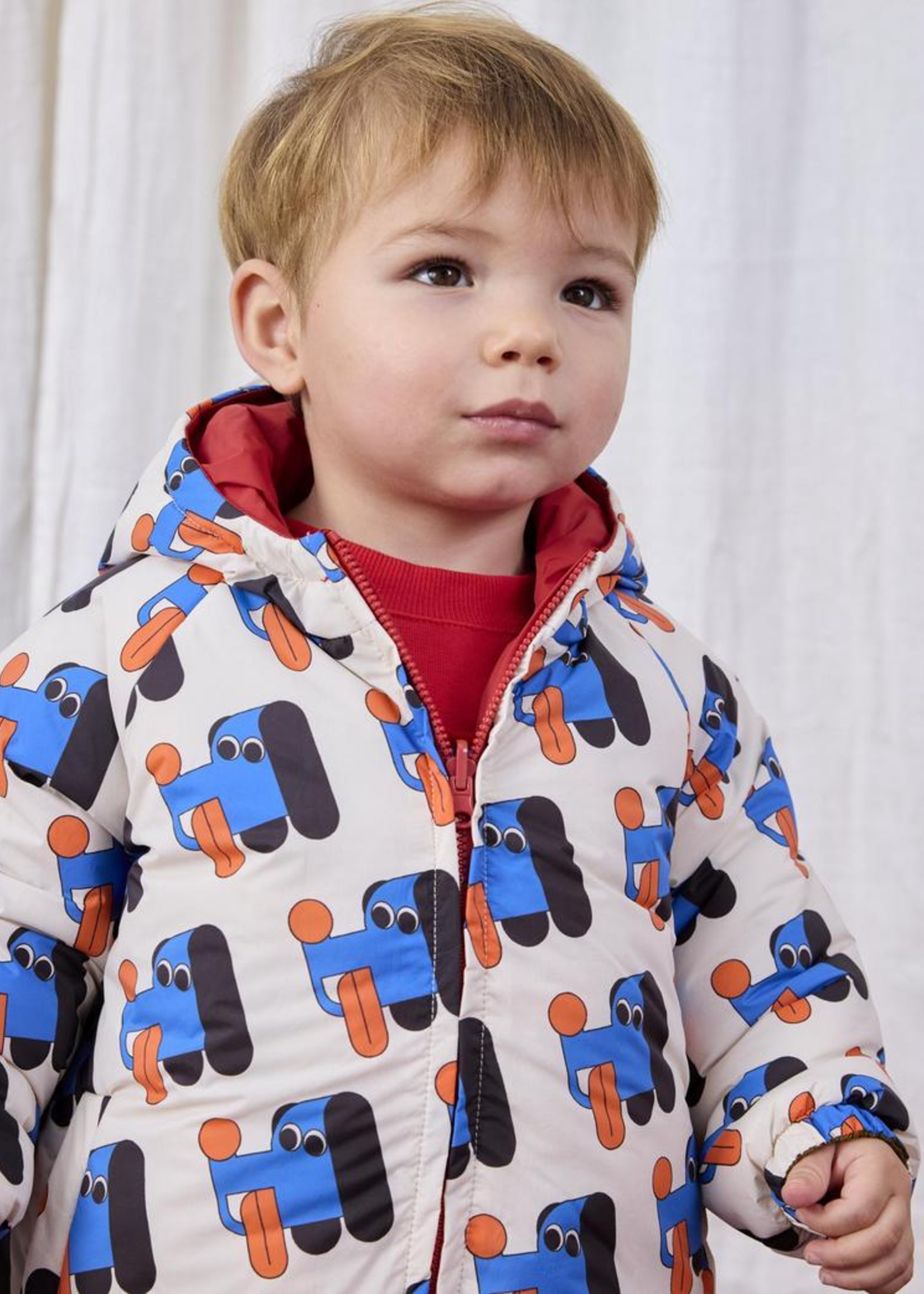 Bobo Choses Doggy mate all over reversible jacket - Bobo Choses