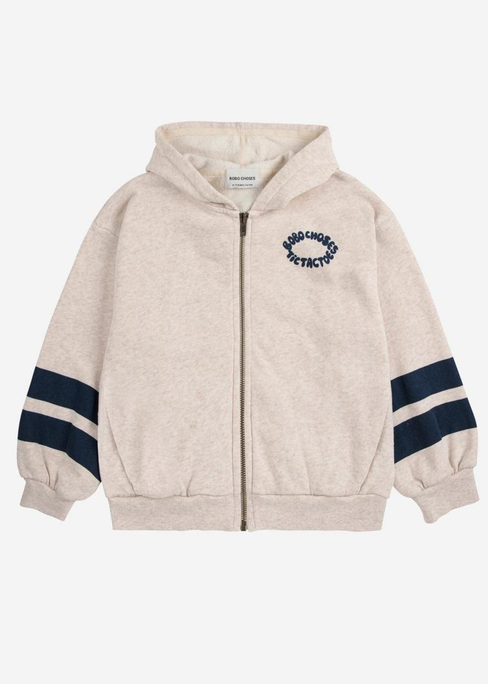 Bobo Choses Tic Tac Toe zipped hoodie  - Bobo Choses