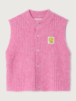 American Vintage Kids cardigan east Pink bubble melange - American Vintage