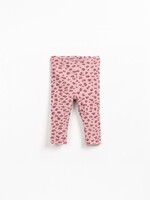 Play Up Printed rib leggings Rose - Play up