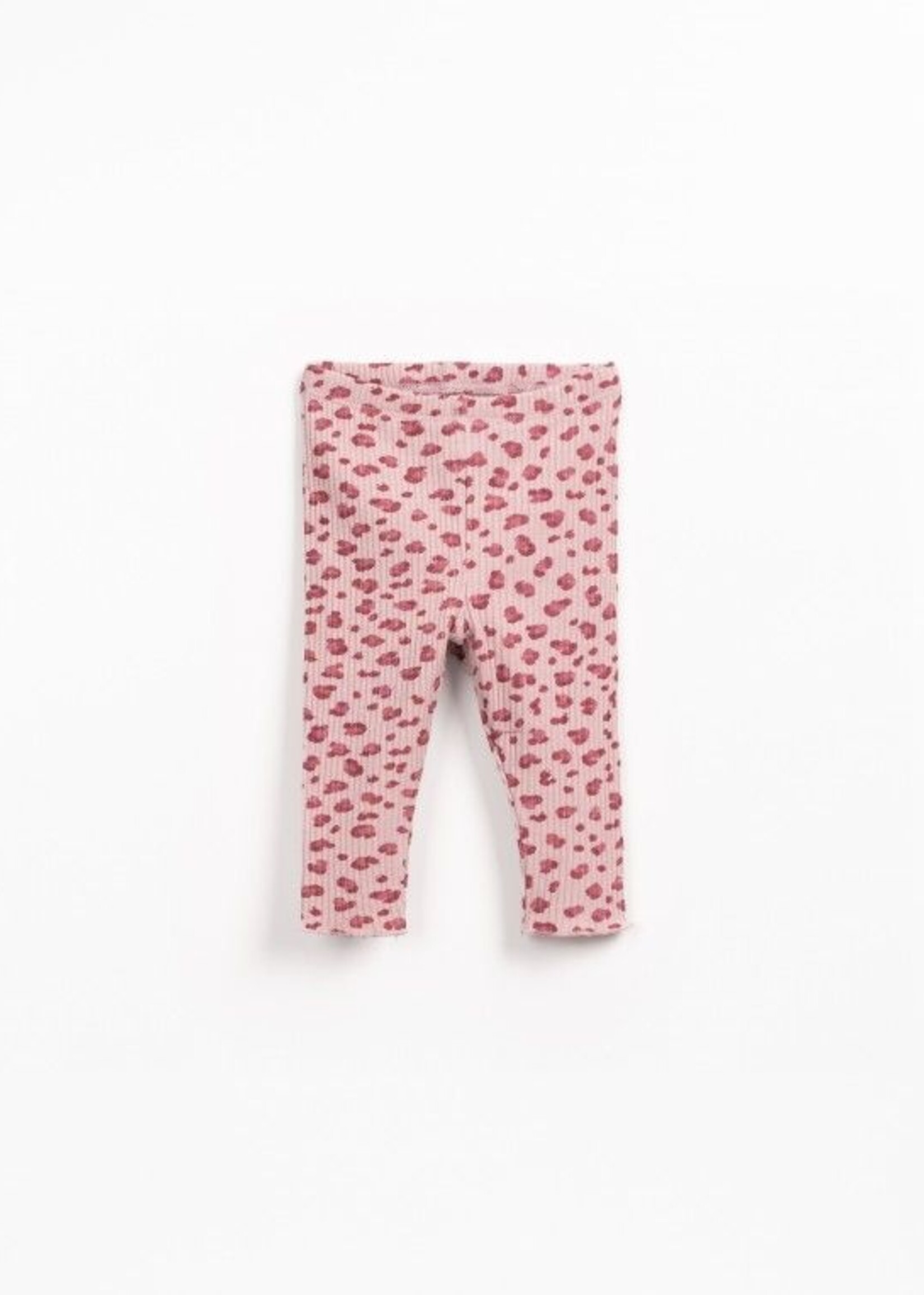 Play Up Printed rib leggings Rose - Play up