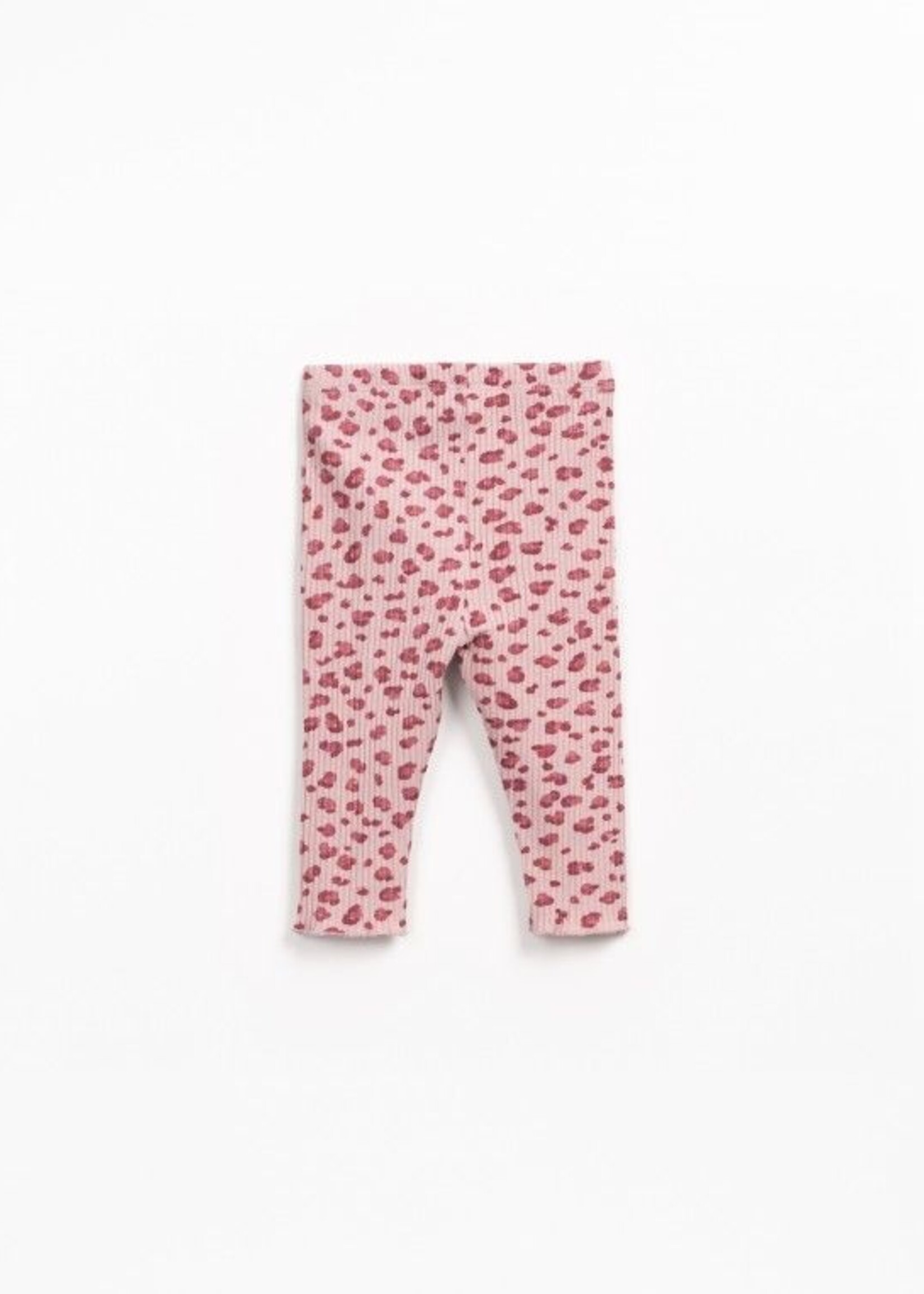 Play Up Printed rib leggings Rose - Play up