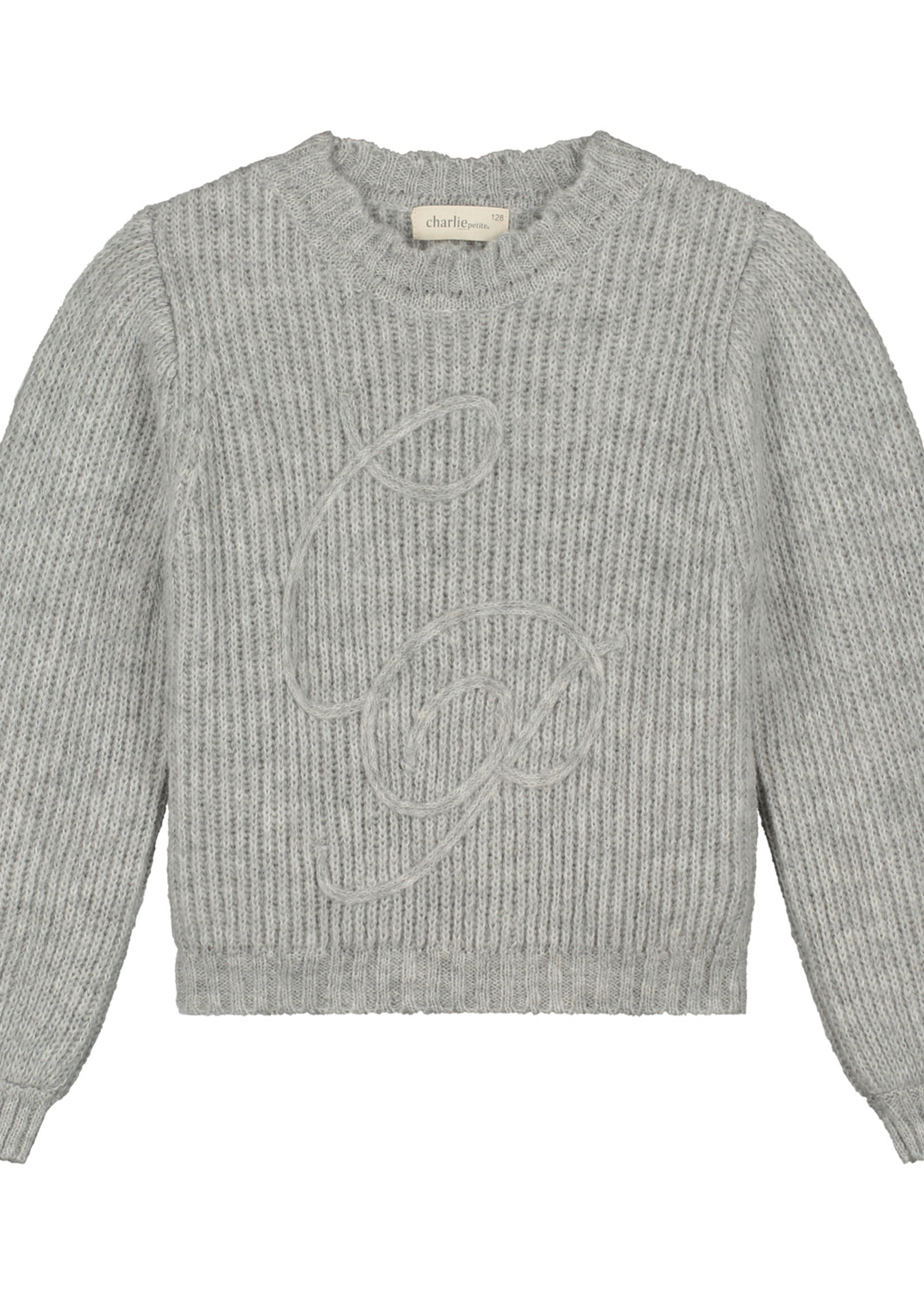 Charlie Petite Hudson sweater Grey melange  - Charlie Petite