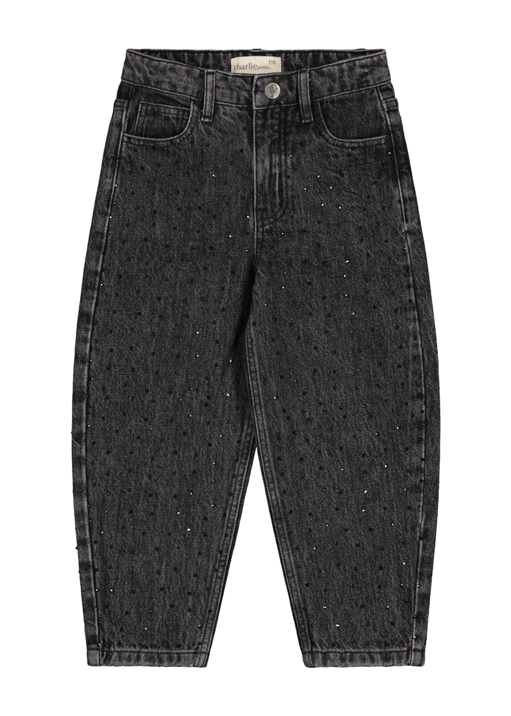 Charlie Petite Lou balloon jeans Black - Charlie Petite