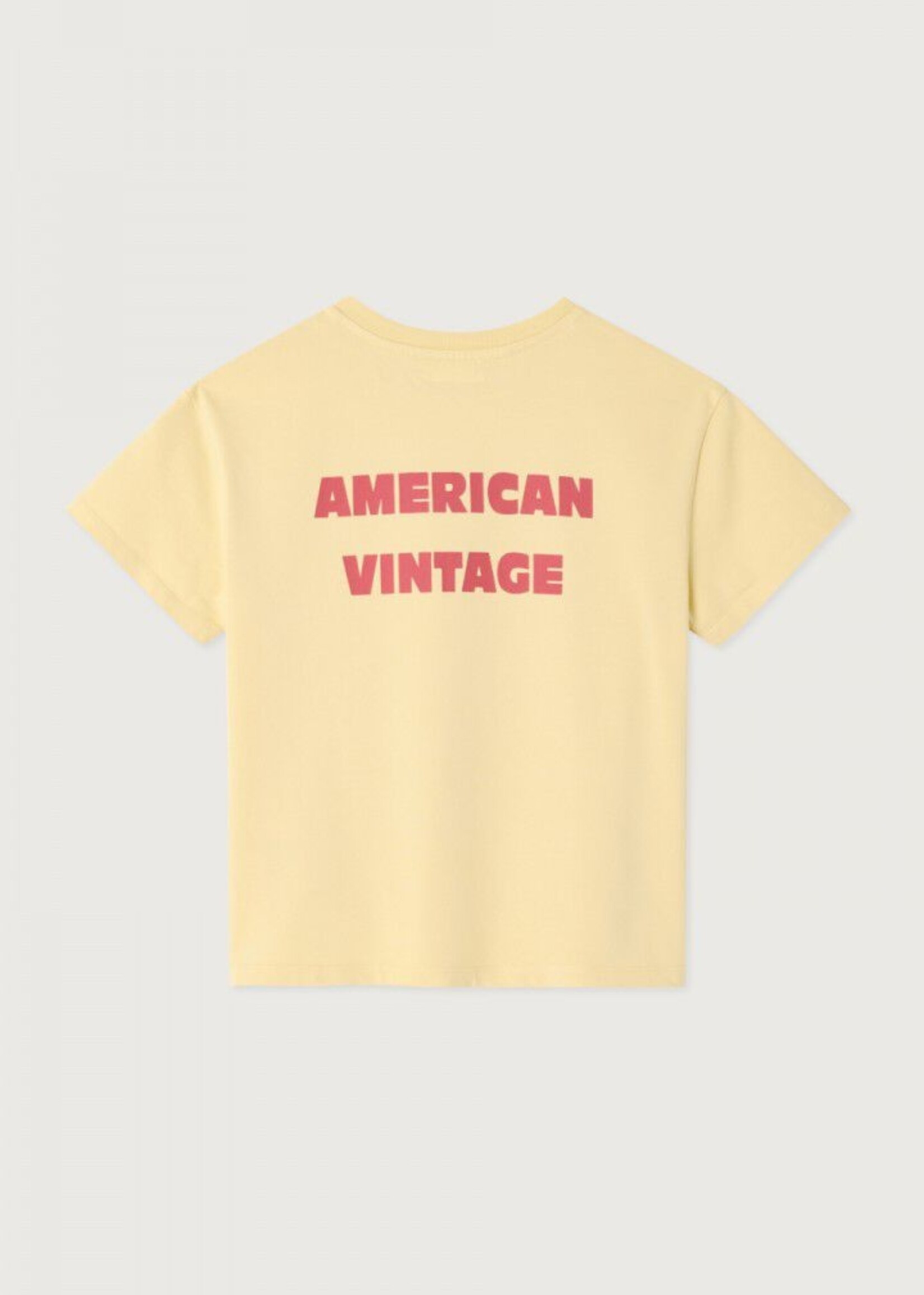 American Vintage Fizvalley Tee vintage ruby - American Vintage