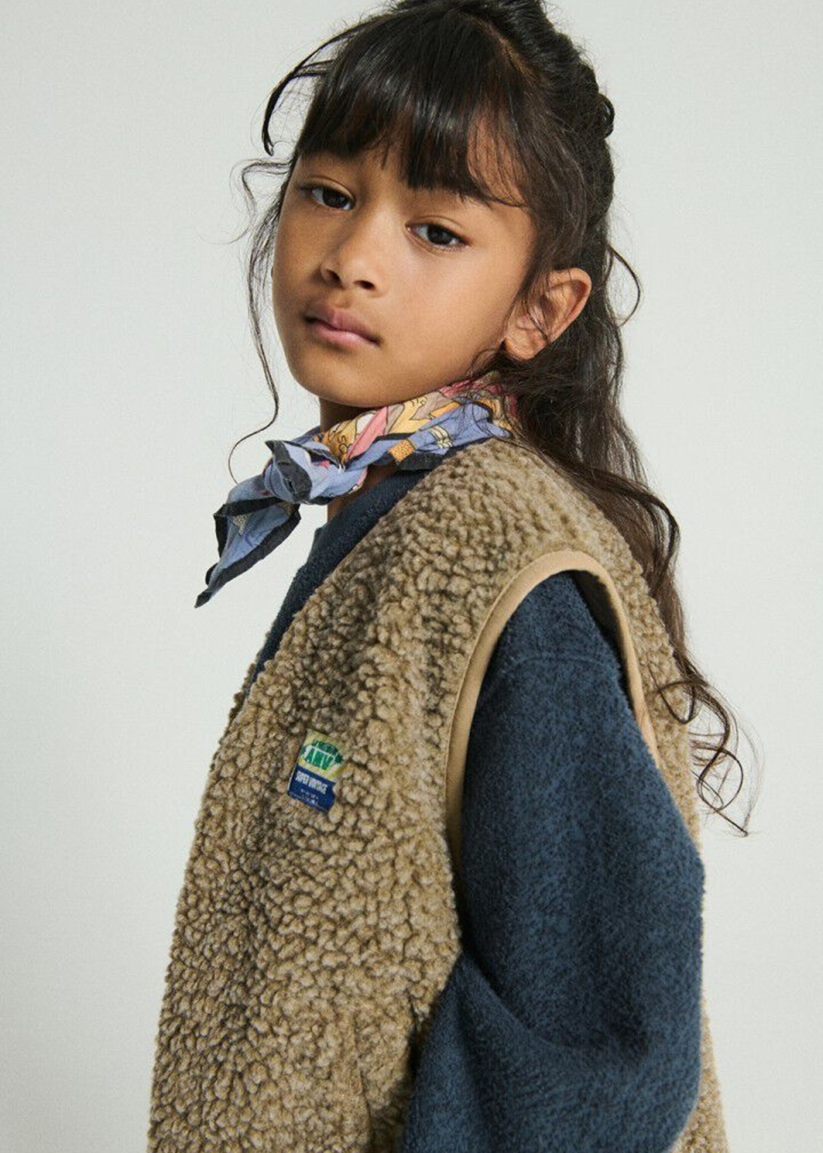 American Vintage Veste ample Nutmeg melange - American Vintage