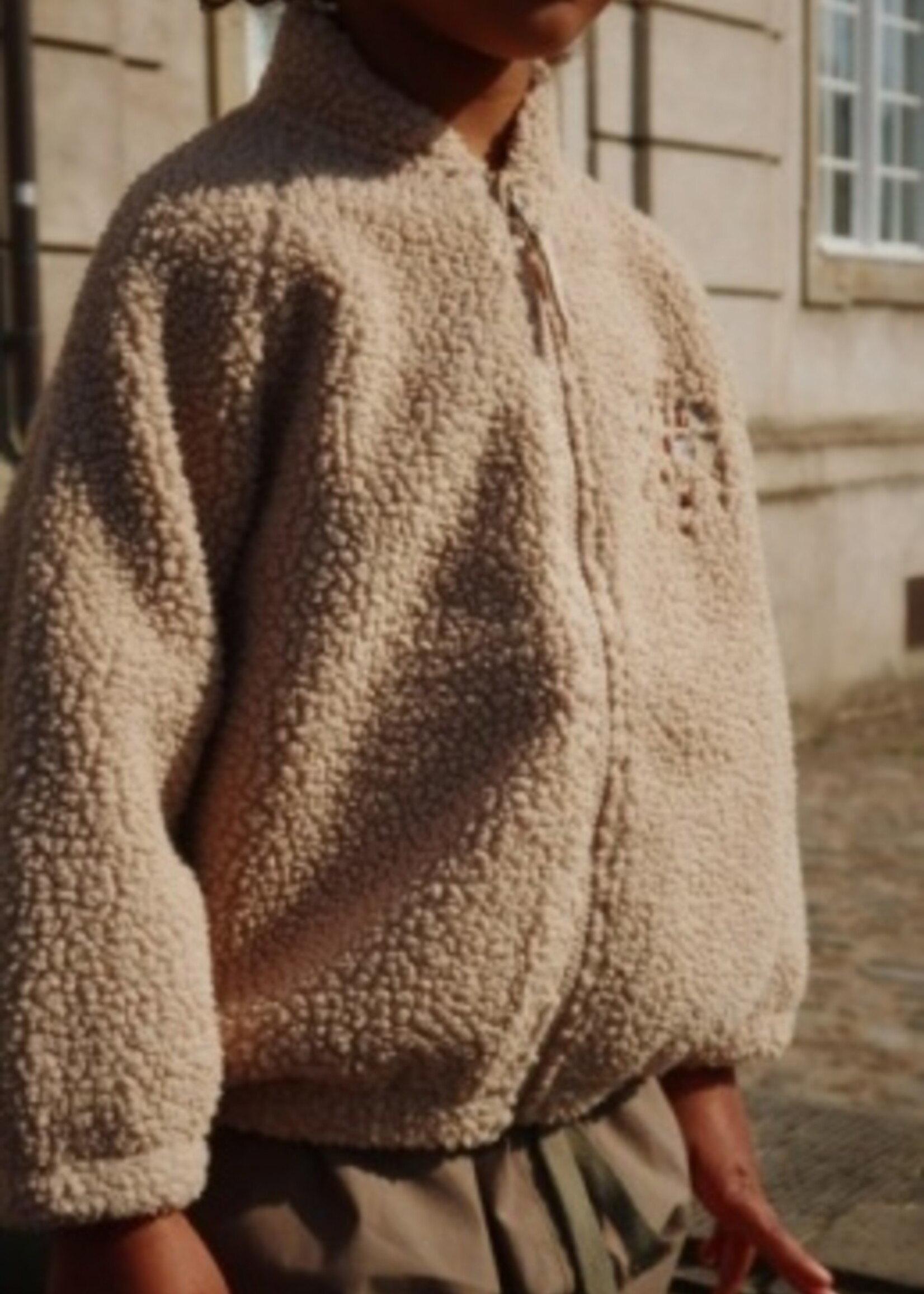 Konges Slojd Jazz teddy bomber jacket Oxford Tan - Konges Slojd