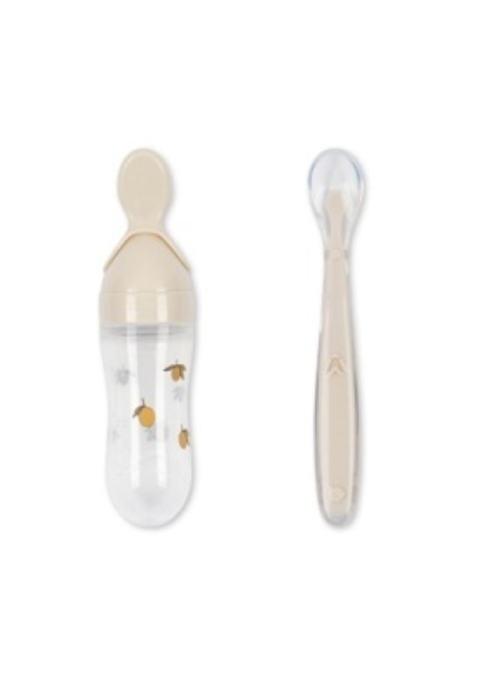 Konges Slojd Food feeding set Lemon - Konges Slojd