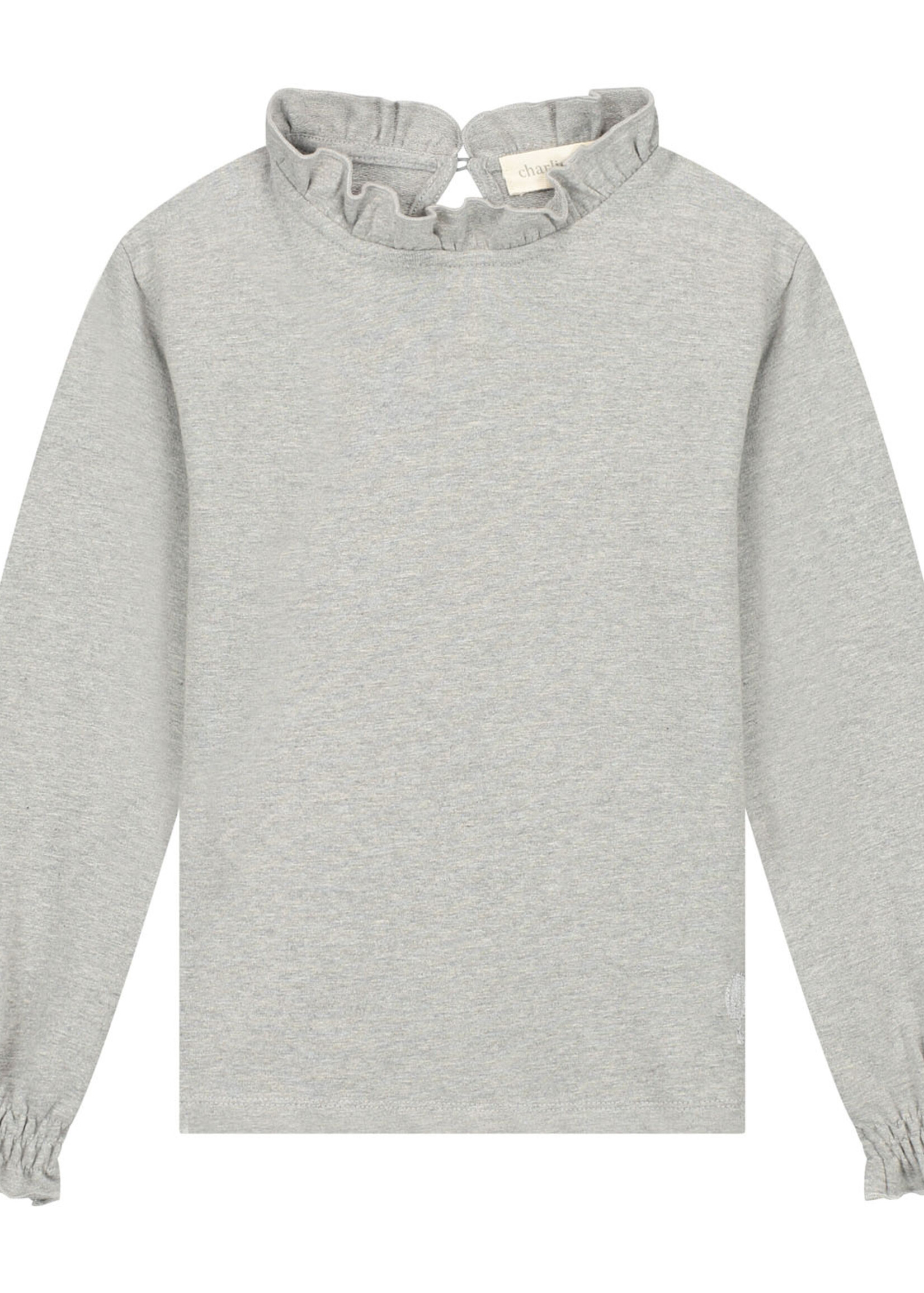 Charlie Petite Juniper longsleeve Grey melange - Charlie Petite