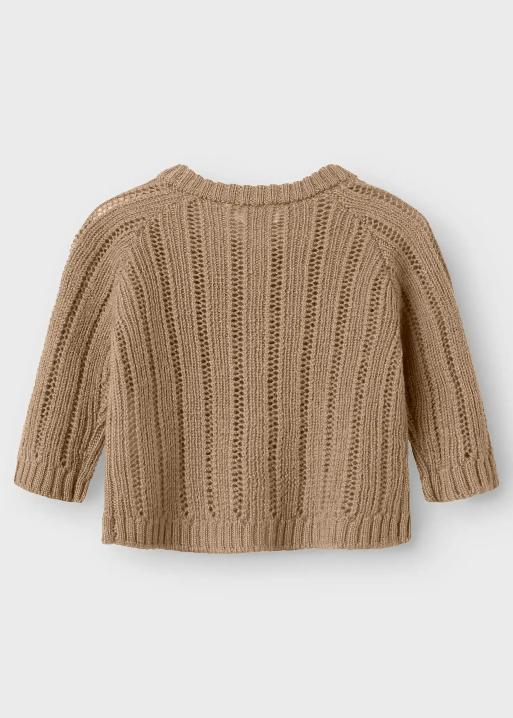 Lil Atelier Nomo Ls Knit card | Tigers eye - Lil Atelier