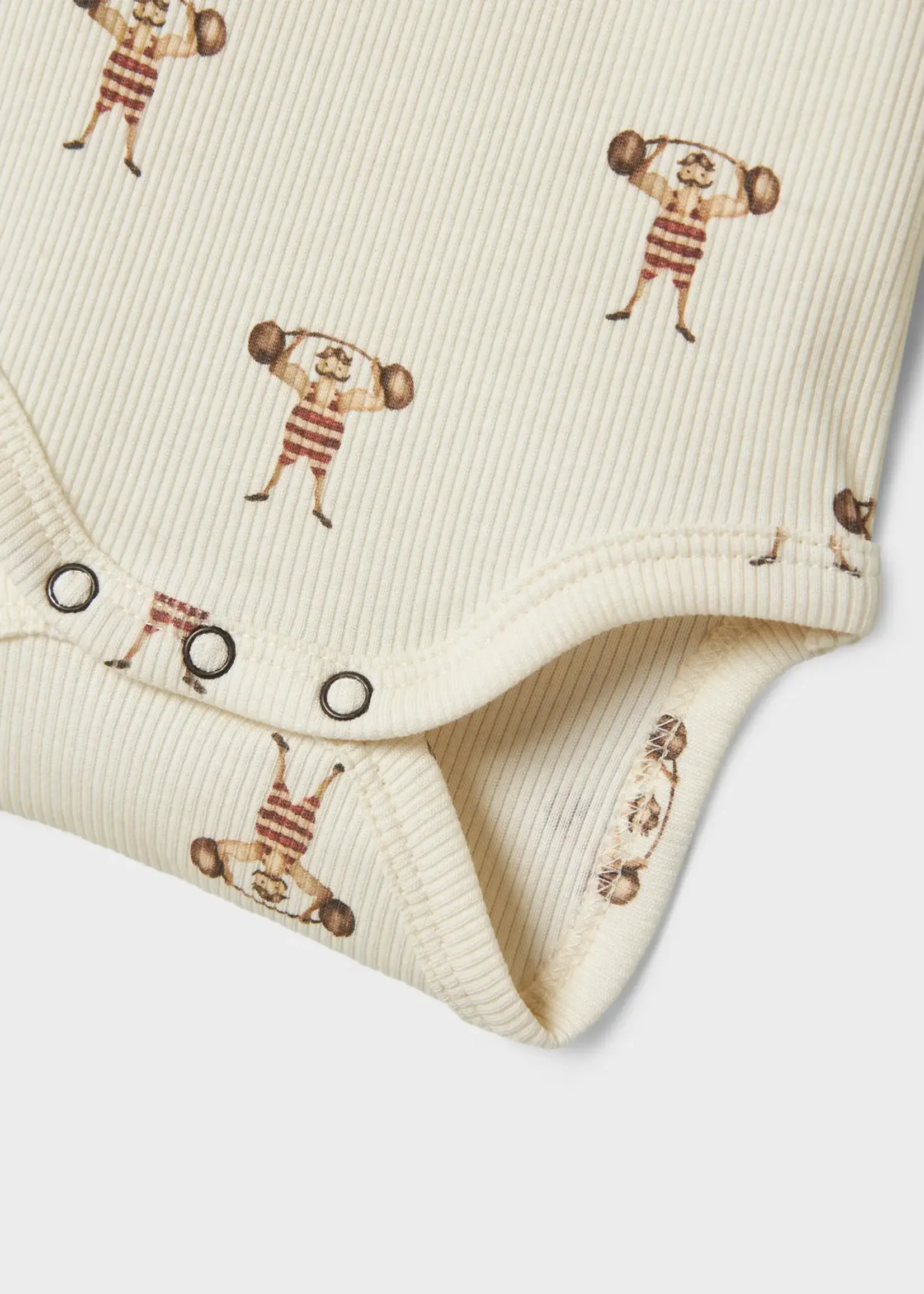 Lil Atelier Lavo enk ls slim body | Turtledove/Strong man - lil atelier