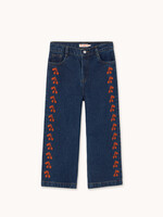 Tiny Cottons Cherries Embroided jeans - Tiny Cottons